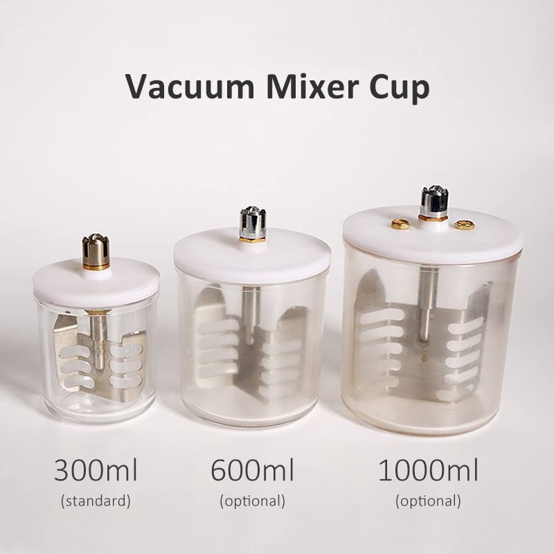 Dental Laboratory Vacuum Mixer - Built-in Pump Plaster & Silicone Mixing Machine for Dental Prosthetics | Perfect for Crowns, Bridges, and Denture Fabrication