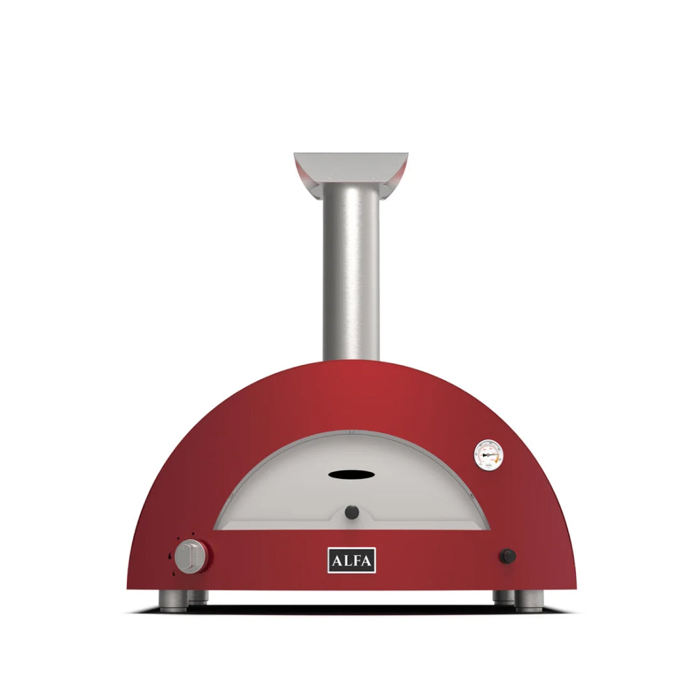 Alfa Moderno 2 Pizza Red Gas Pizza Oven - Outdoor Portable Gas Pizza Maker for Backyard, Camping & Parties - FXMD 2P MROR U / FXMD 2P GROR U