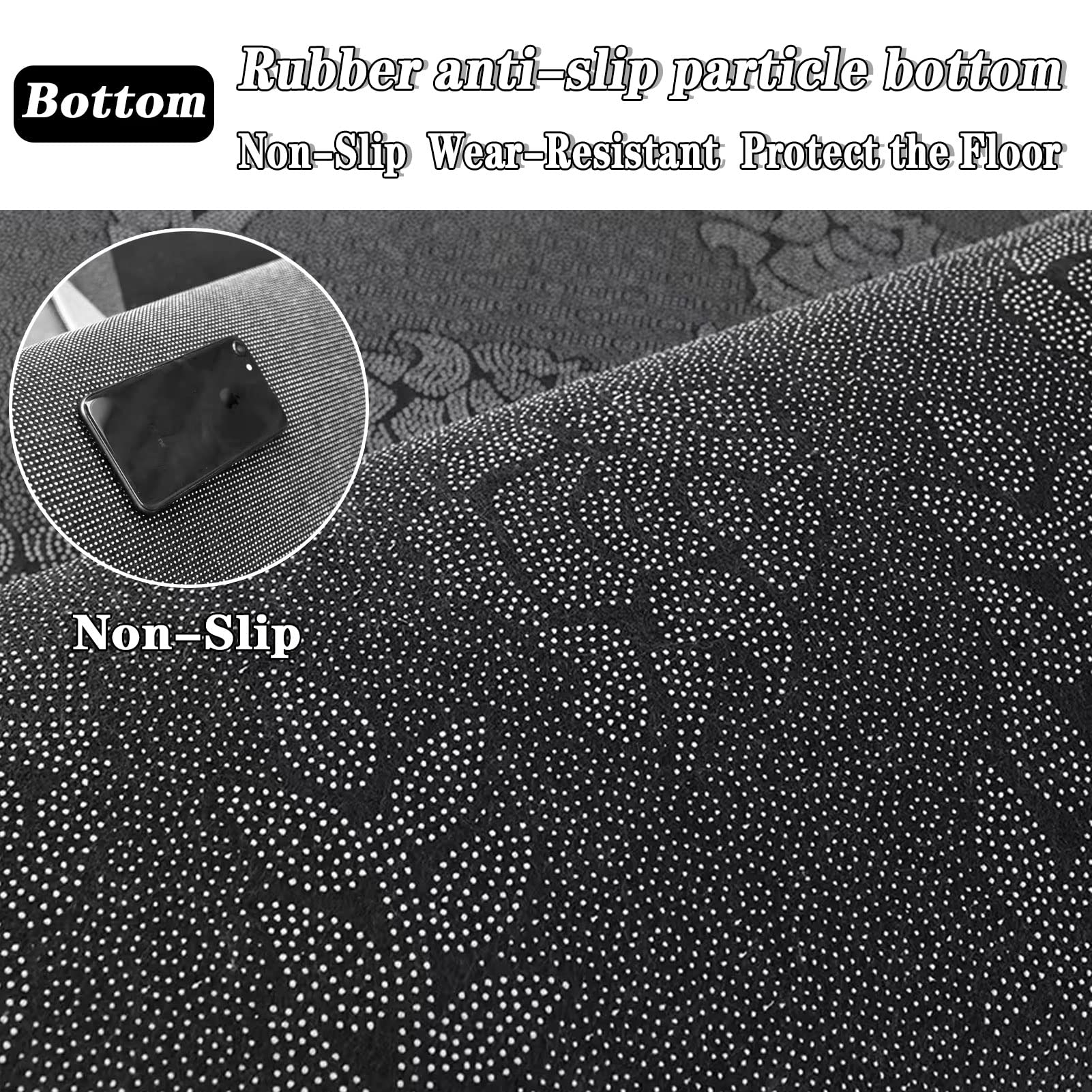 Non-Slip Soundproof Drum Rug Mat for Electronic & Jazz Drum Kits - Bass Drum & Snare Pad Protector - Durable Musical Instrument Carpet for Home Studios & Live Performances