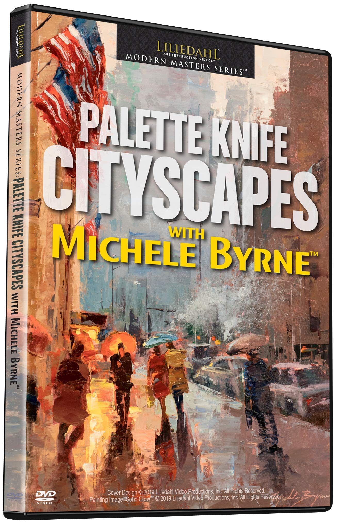 MICHELE BYRNE: PALETTE KNIFE CITYSCAPES Oil Painting Instructional DVD - 6-Hour Masterclass for Art Skills Improvement & Artist Development | Perfect for Beginners & Advanced Painters, Home Studio Learning & Art Education