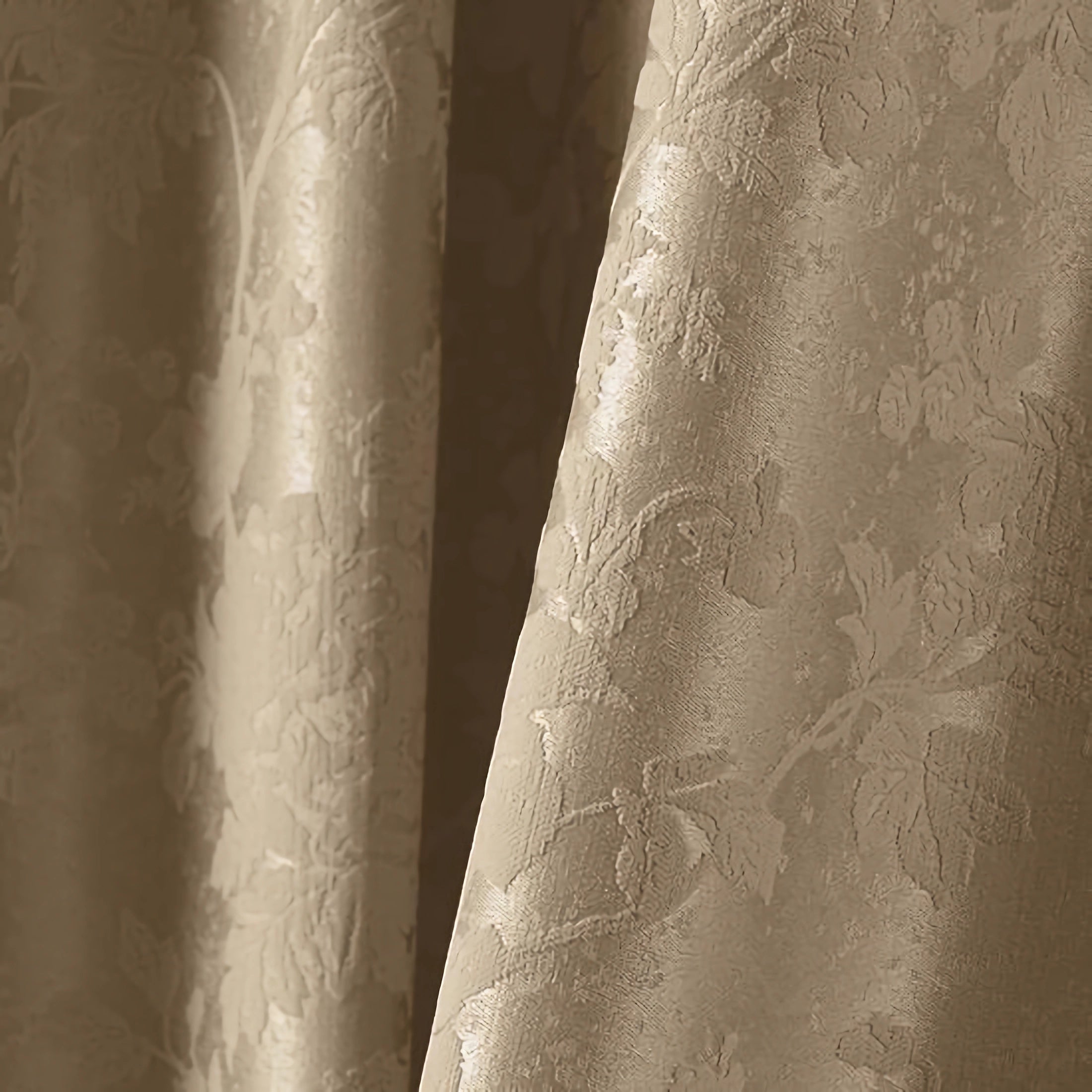 Vivian Glitter Jacquard Pearl Pink Blackout Curtains - Heavyweight Thermal Insulated Drapes for Bedroom & Living Room - Classic Custom Window Treatment for Light Blocking & Privacy