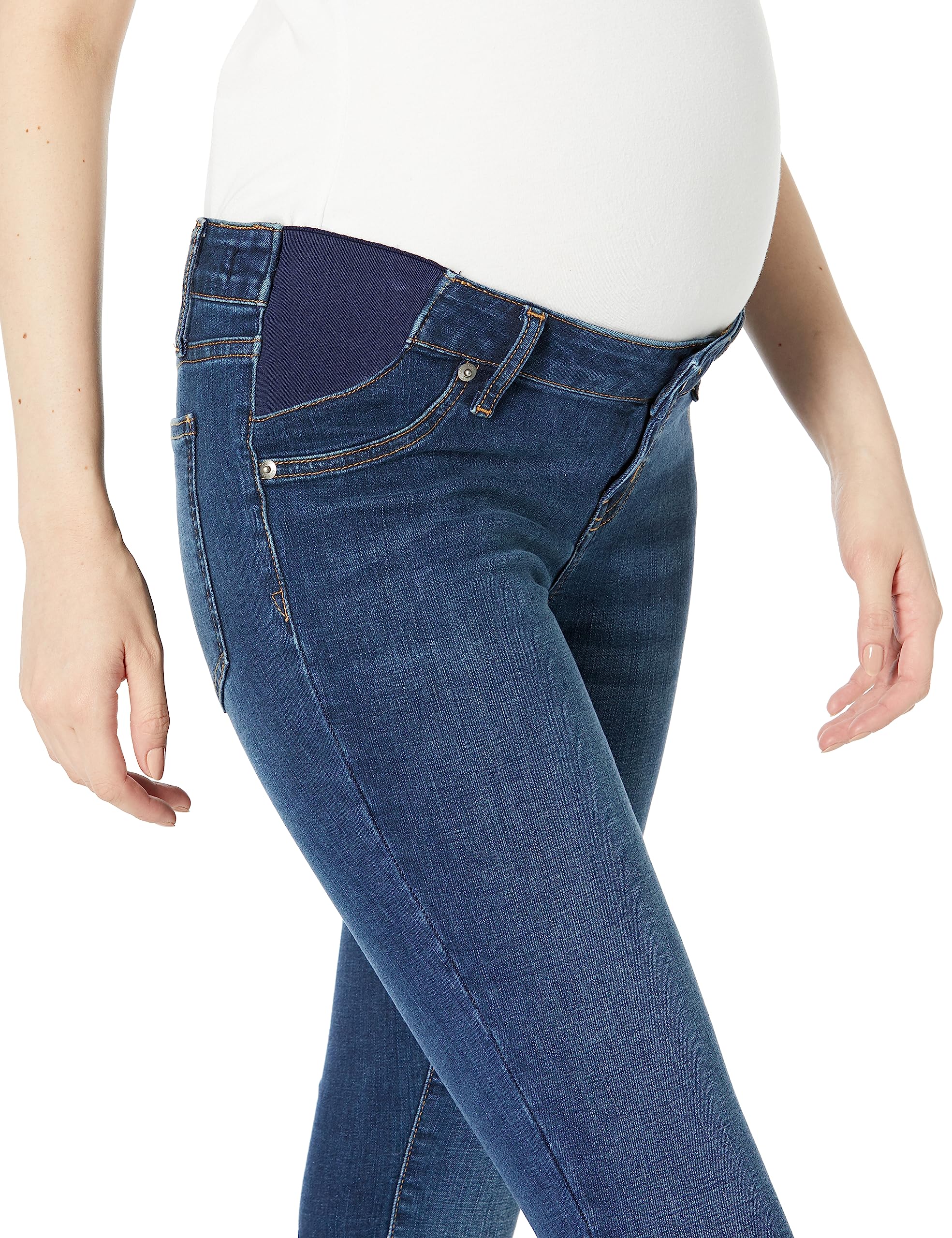 GAP Women's Maternity Skinny Jeans with Stretch Inset Panel - Comfortable Pregnancy Denim for Everyday Wear & Work