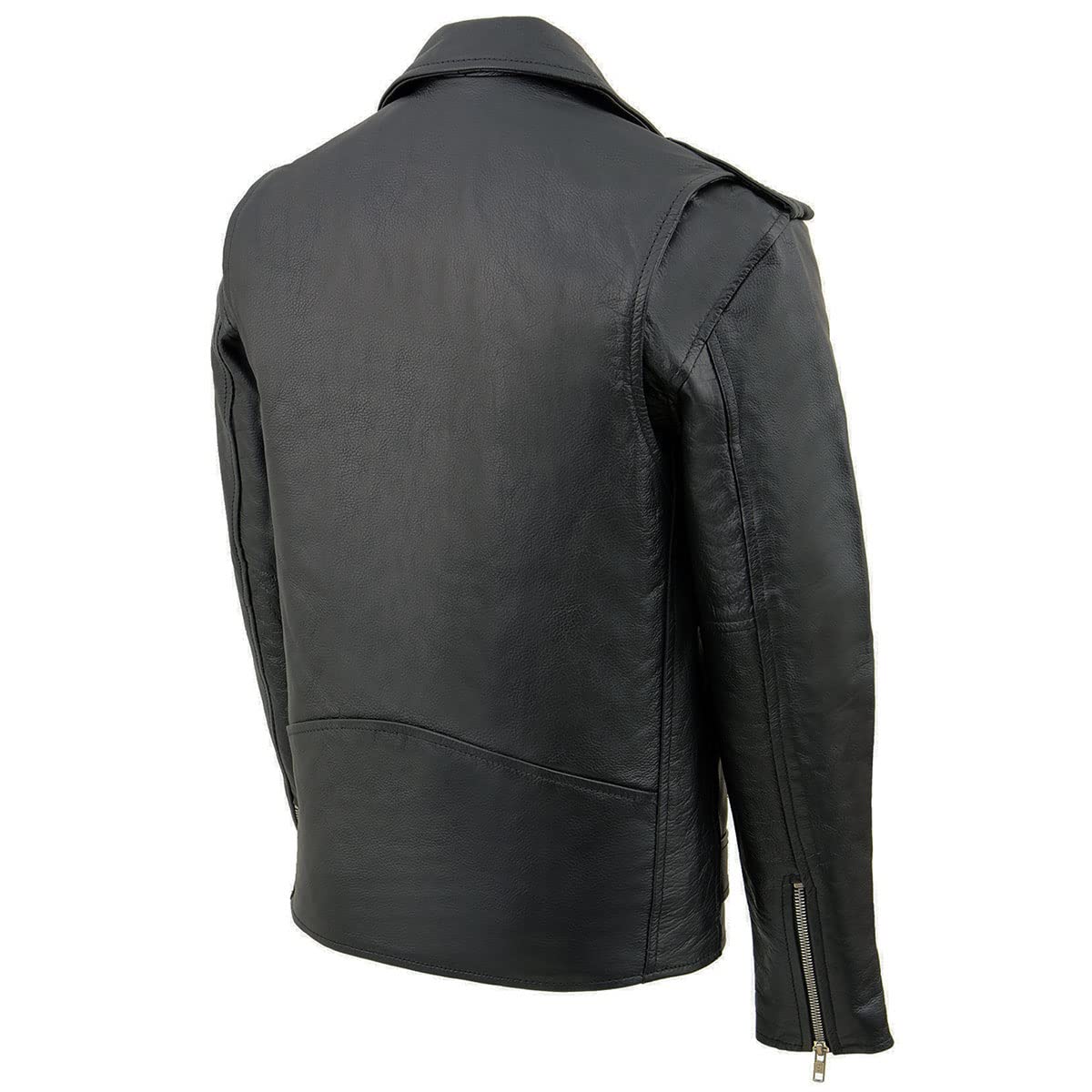 Milwaukee Leather Youth Classic Black Police Biker Jacket LKY1950 - Perfect for Motorcycle Riding, Police Costume & Vintage Fashion