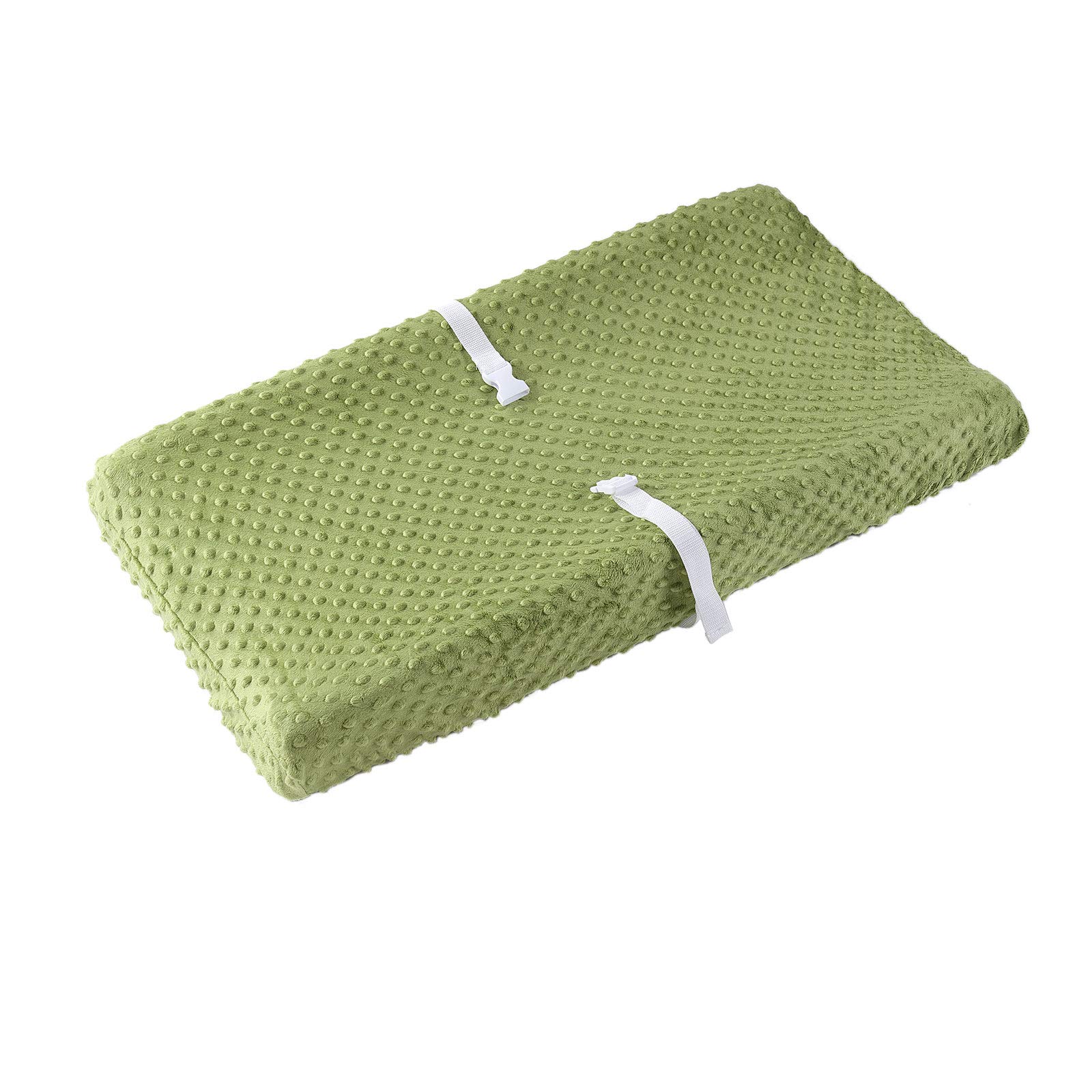 Soft Plush Dot Baby Changing Pad Cover - Ultra Comfortable & Safe for Newborns - Fits 32