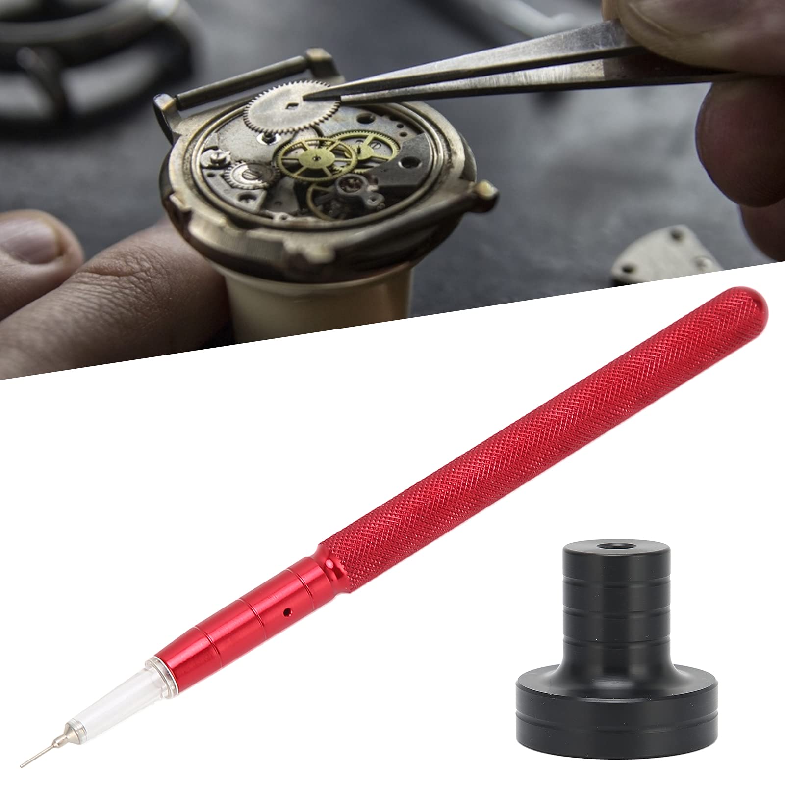 Premium Watch Lubricant Oiler Pen - Precision Watch Oil Applicator with Easy Control for Watchmakers & Clock Repair | Professional Watch Repair Kit for Mechanical Watches, Pocket Watches & Timepieces | Ideal for Watch Maintenance, DIY Repair & Jewelry Care