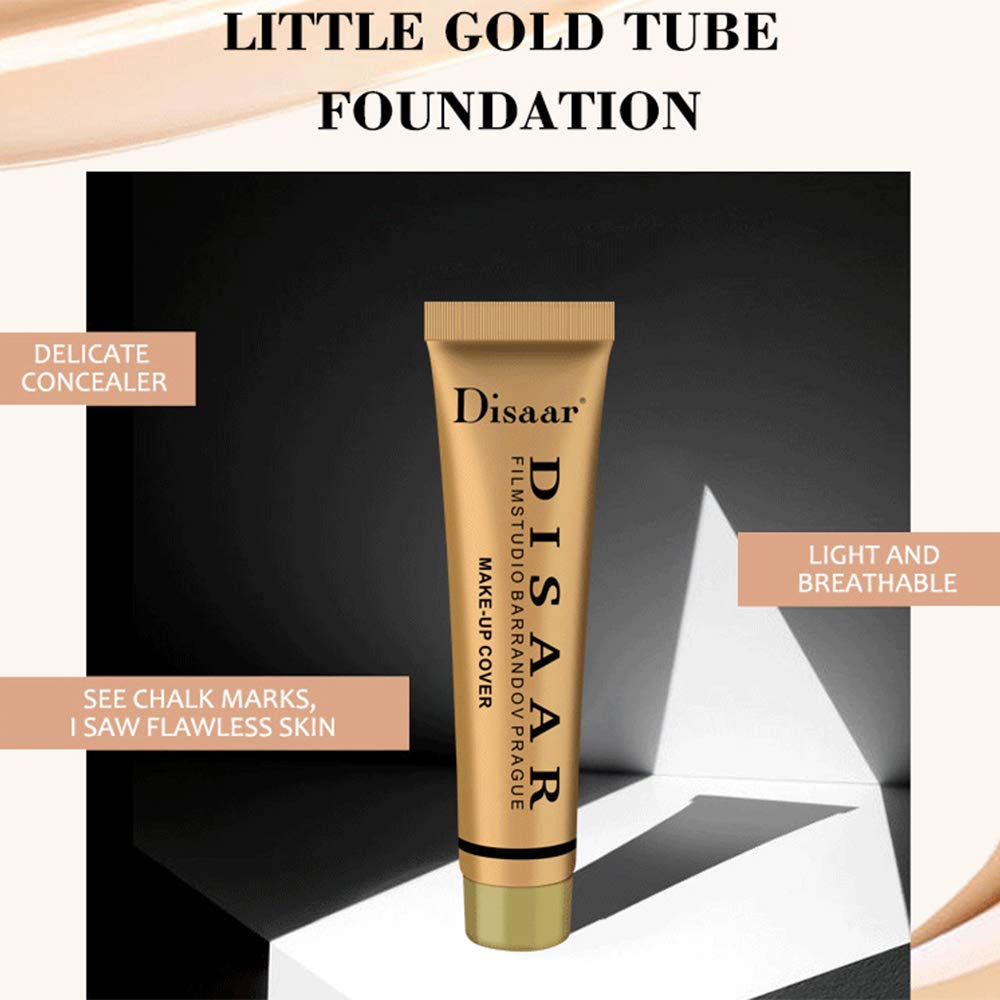 Waterproof SPF30 Hypoallergenic Foundation Makeup Cover Creamy Concealer - #102 Natural, Long-Lasting & Full Coverage for Daily Wear & Special Occasions