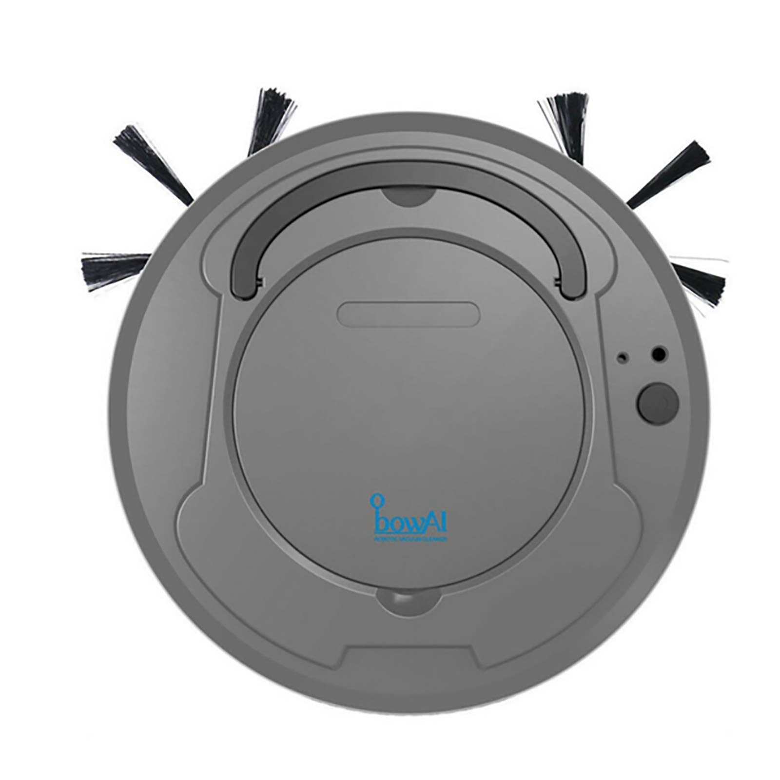 ZYMQ 1800Pa Smart Robot Vacuum Cleaner - 3-in-1 Auto Rechargeable with Wet/Dry Mopping, Strong Suction for Pet Hair & Hard Floors - Perfect for Home, Office & Apartment Cleaning (Gray)