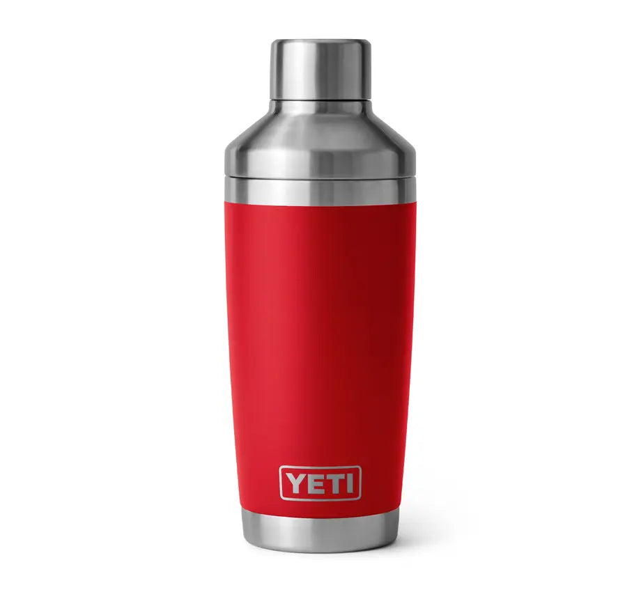 20 oz Rambler Cocktail Shaker - Insulated Stainless Steel Bar Tool for Mixing Drinks | Perfect for Home Bars, Cocktail Parties & Professional Bartenders (Rescue Red)