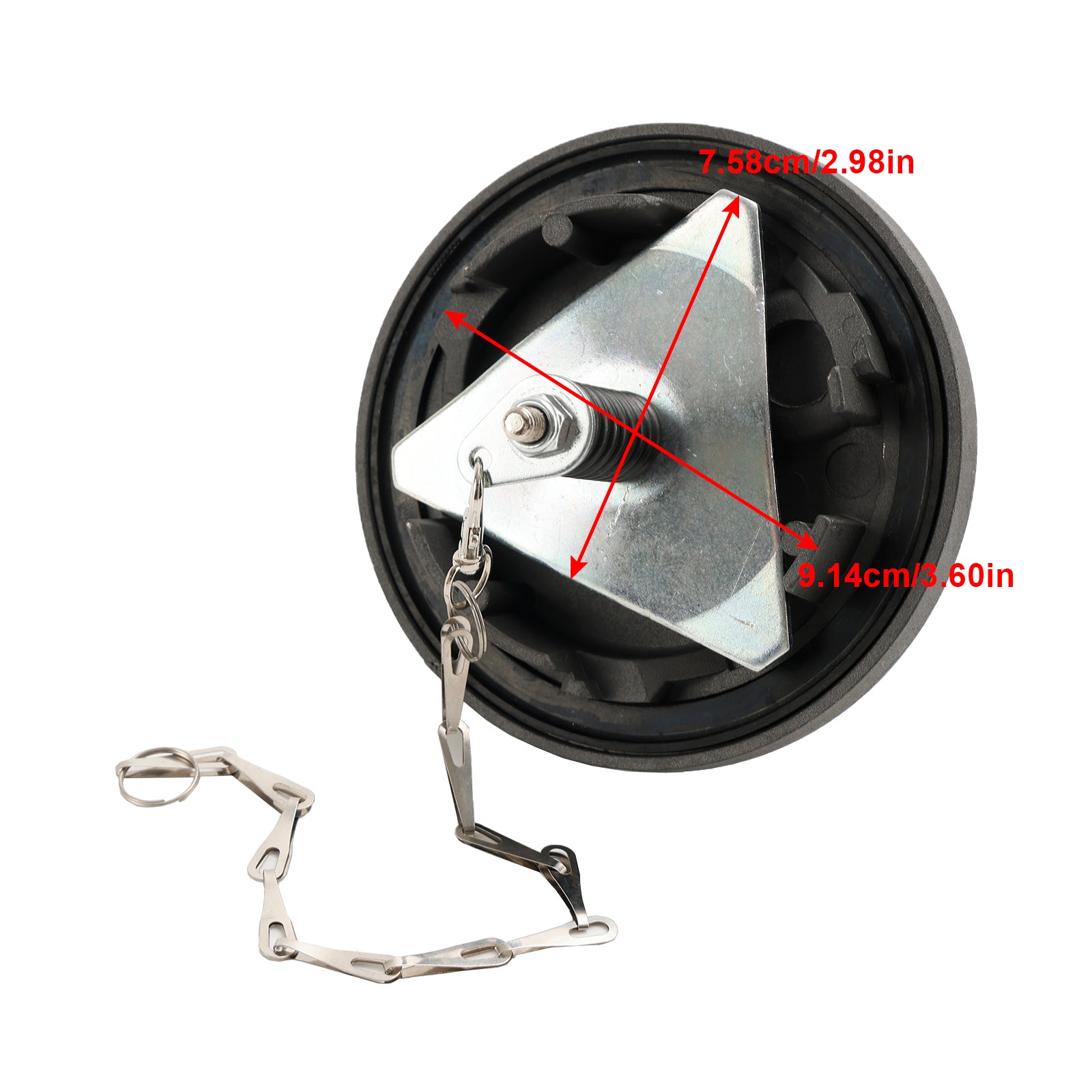 Volvo Fuel Cap Replacement - Compatible with A20C, A20D, A20E, A20F, A25C, A25E, A25F, A30C, A30D Models - Durable Locking Gas Tank Cap for Volvo Excavators & Construction Equipment