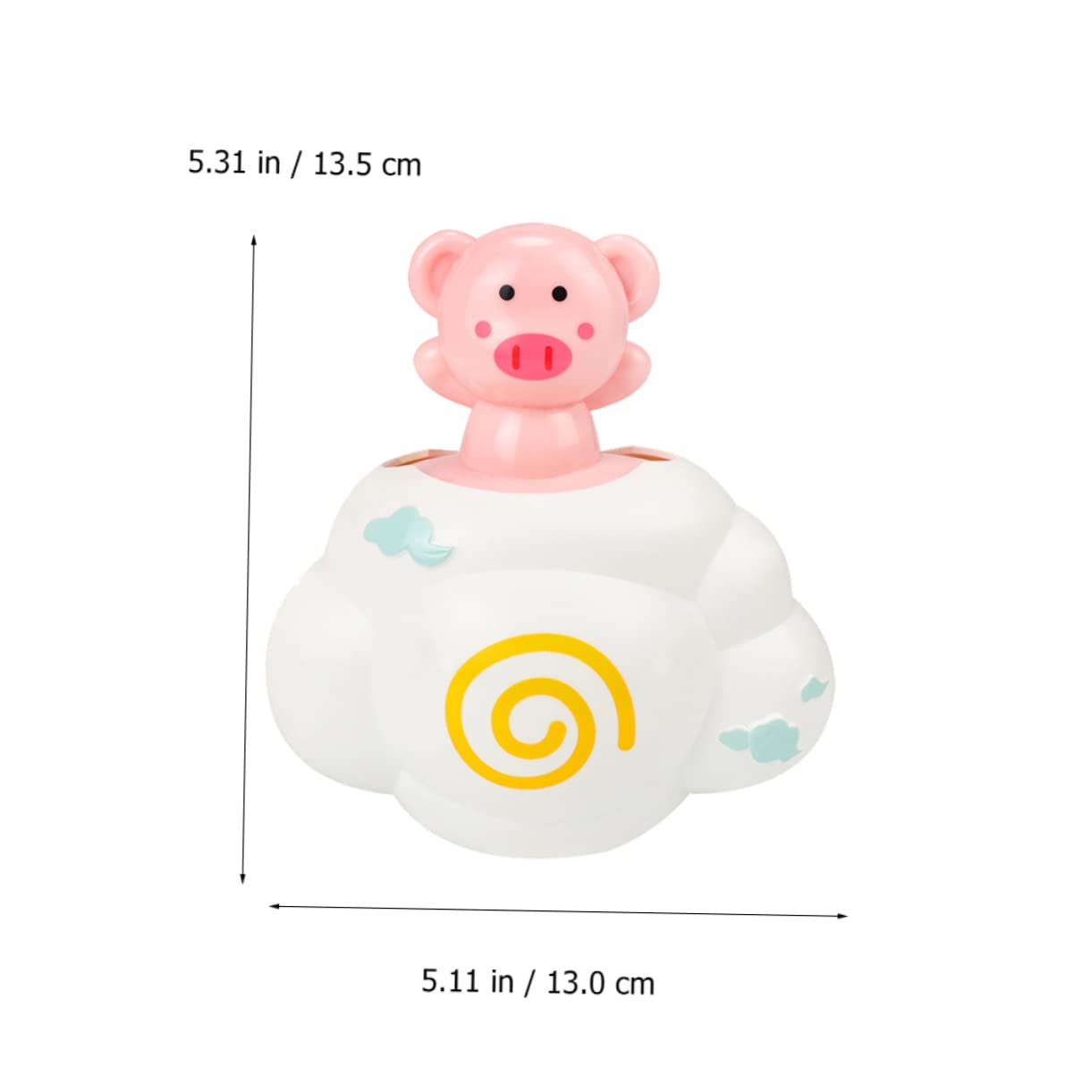 HEMOTON 1PC Water Fountain Bath Toy for Kids - Fun Shower & Bathtub Playtime - Abs White Water Play Toy for Toddlers & Children - Perfect for Bath Time, Pool Parties & Outdoor Water Activities