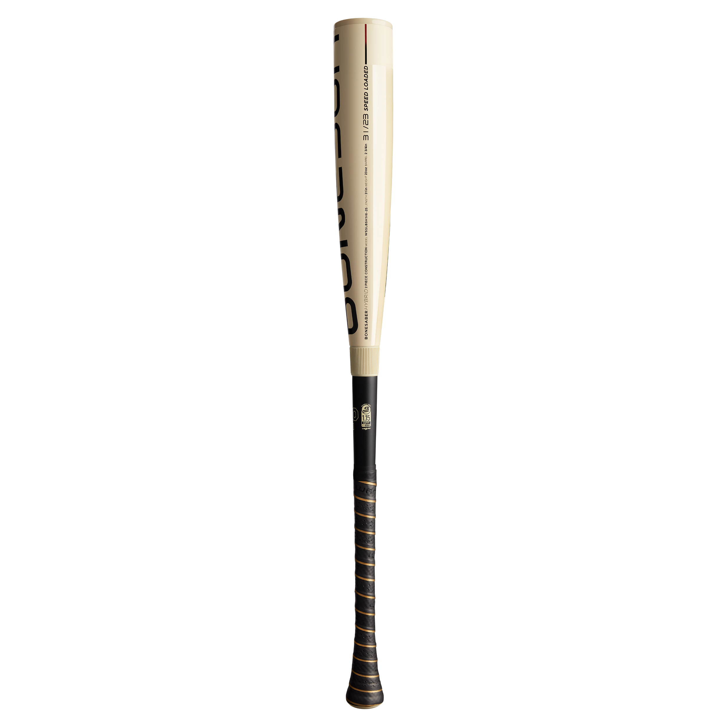 Warstic 2025 Bonesaber Hybrid USSSA Baseball Bat -8 Drop Weight | High Performance Youth & Adult Baseball Equipment for Training & Games