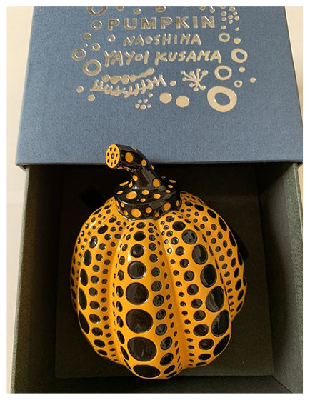 Yayoi Kusama Naoshima Yellow Pumpkin Japan Exclusive Art Sculpture - Perfect for Modern Home Decor & Art Collectors