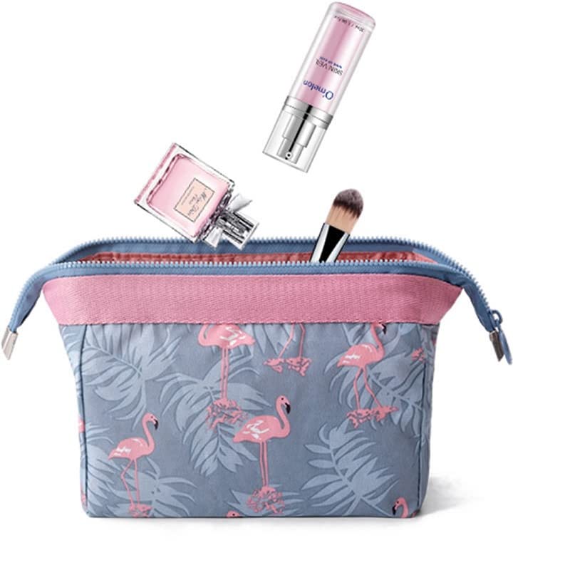 VALAMJI Multipurpose Travel Organizer Pouch for Women - Portable Cosmetic Makeup Bag, Jewelry & Stationery Storage Case (Grey) - Perfect for Travel, Home Vanity & Daily Essentials Organization (1PC)