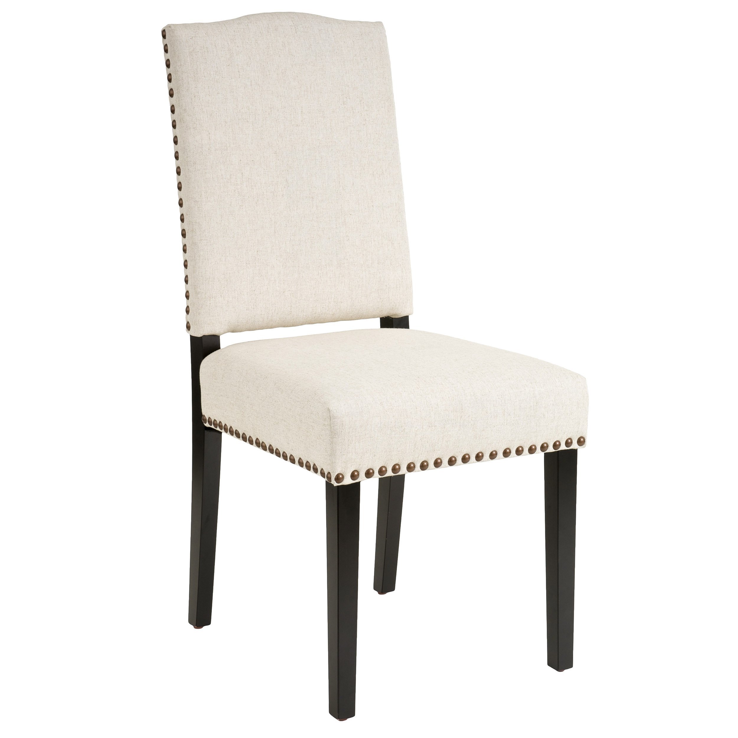 Christopher Knight Home Brunello Fabric Dining Chairs, 2-Piece Set, Off-White - Modern Kitchen & Dining Room Furniture for Home & Restaurant Use