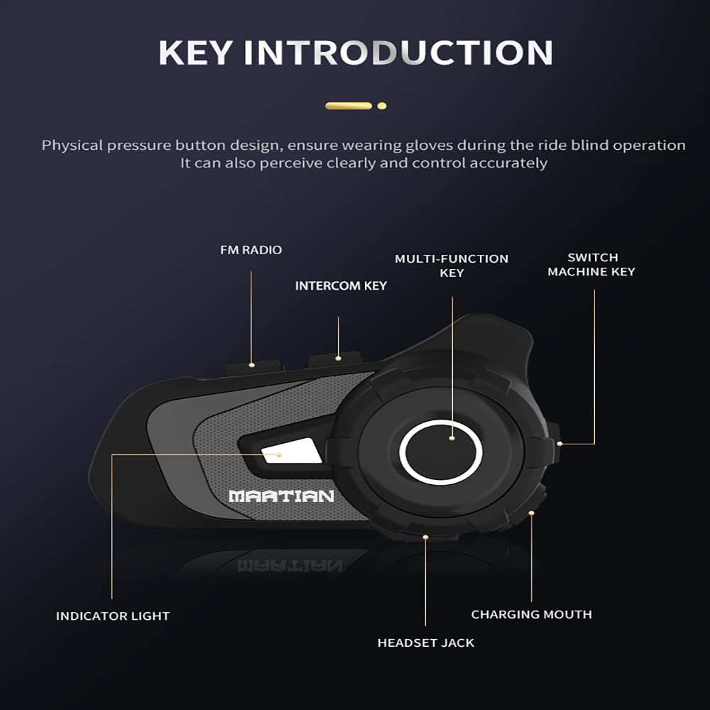 1Storm HF801 Carbon Fiber Motocross Helmet for Adults - BMX, MX, ATV & Dirt Bike Racing Helmet with Bluetooth Headset (Black) - Perfect for Off-Road Adventures & Motorcycle Riding
