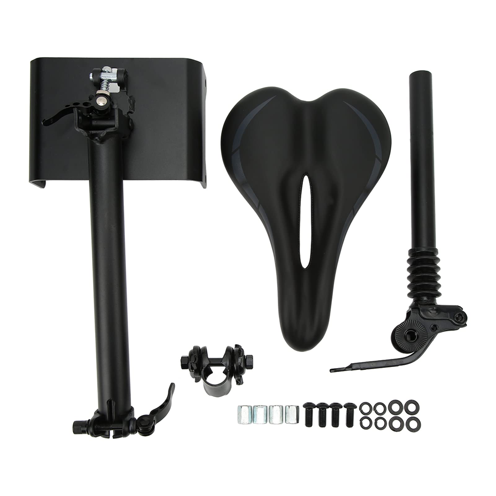 **Universal Adjustable Shock-Absorbing Electric Scooter Seat for Segway Ninebot F20 F25 F30 F40 - Comfortable Folding Saddle for Commuting & Leisure Rides**