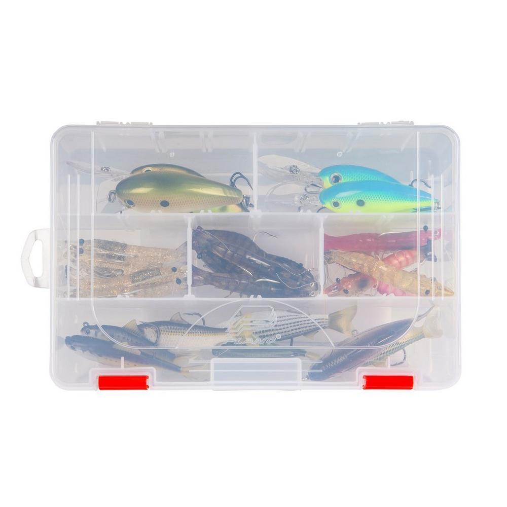 Plano Rustrictor StowAway 3600 Waterproof Tackle Storage Box - Fishing Gear Organizer for Lures, Hooks & Accessories - Perfect for Boat, Kayak & Shore Fishing Trips