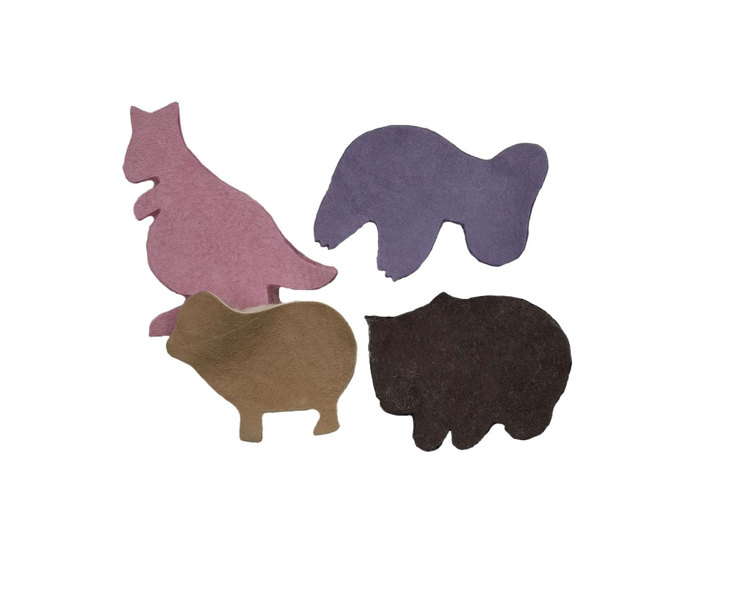 Animal Shaped Fabric Scraps - Eco-Friendly Crafting Material for DIY Sewing, Quilting & Upcycling Projects | Perfect for Patchwork, Stuffed Toys & Home Decor