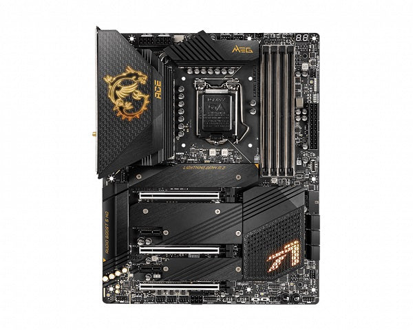 MEG Z590 ACE ATX Gaming Motherboard for Intel 10th & 11th Gen LGA1200 CPUs - High Performance PC Build for Gaming, Streaming & Content Creation