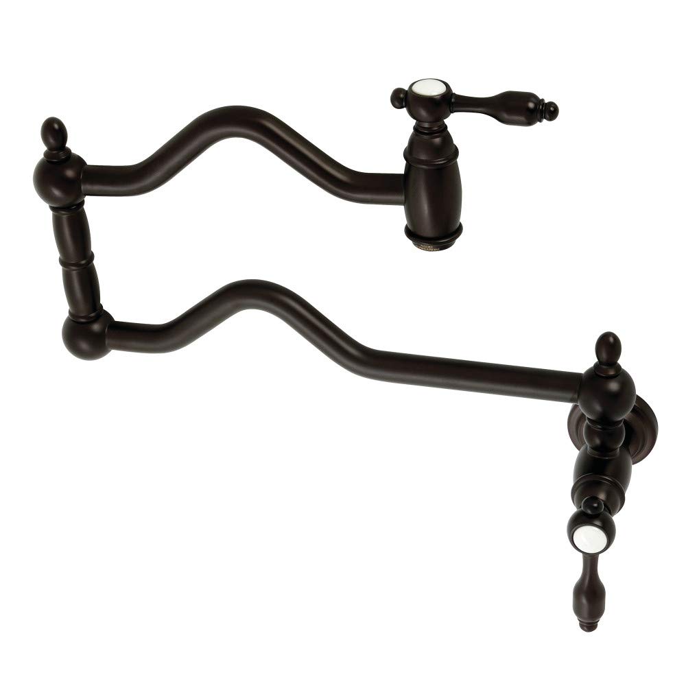 Kingston Brass KS2105TAL Tudor Wall Mount Pot Filler Faucet - 24.13