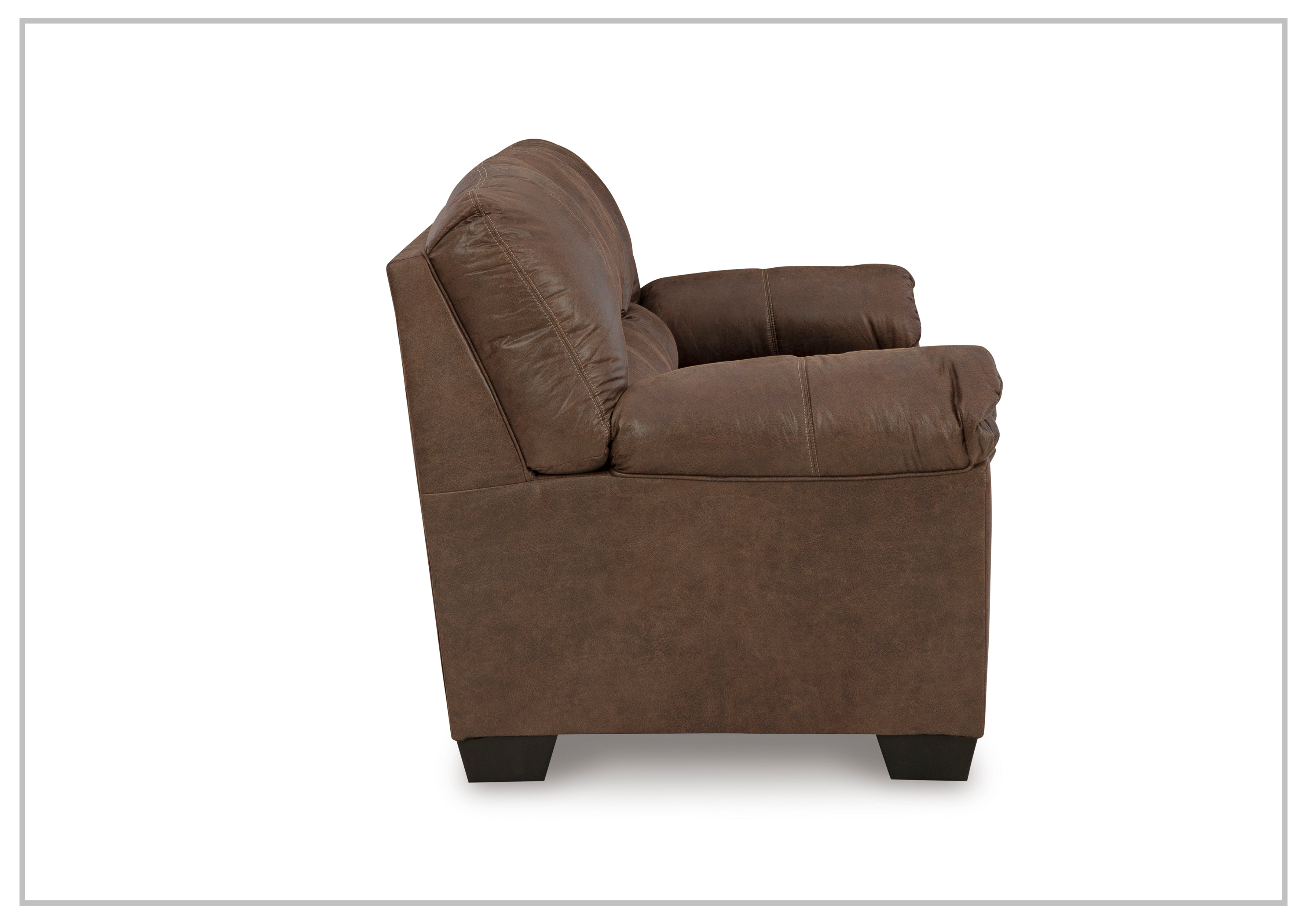Gio Italia Bradford 3-Seater Faux Leather Sofa - Modern Living Room Furniture for Small Spaces, Comfortable PU Leather Couch for Apartments, Dorms & Home Offices