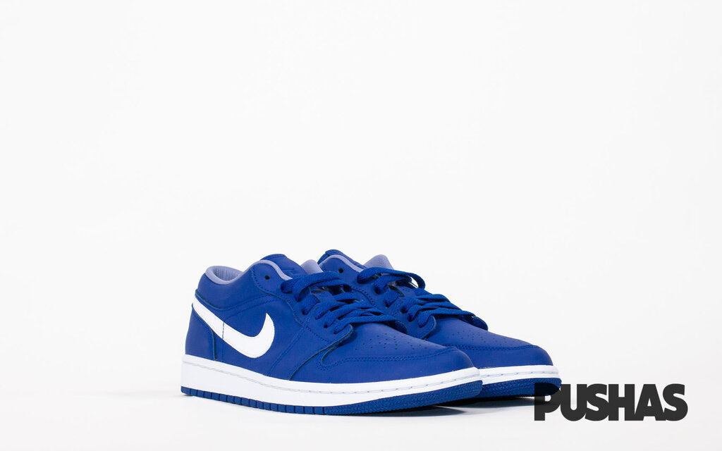 Air Jordan 1 Low 'Deep Royal' Women's Sneakers - Royal Blue & White Basketball Shoes for Casual Wear & Street Style