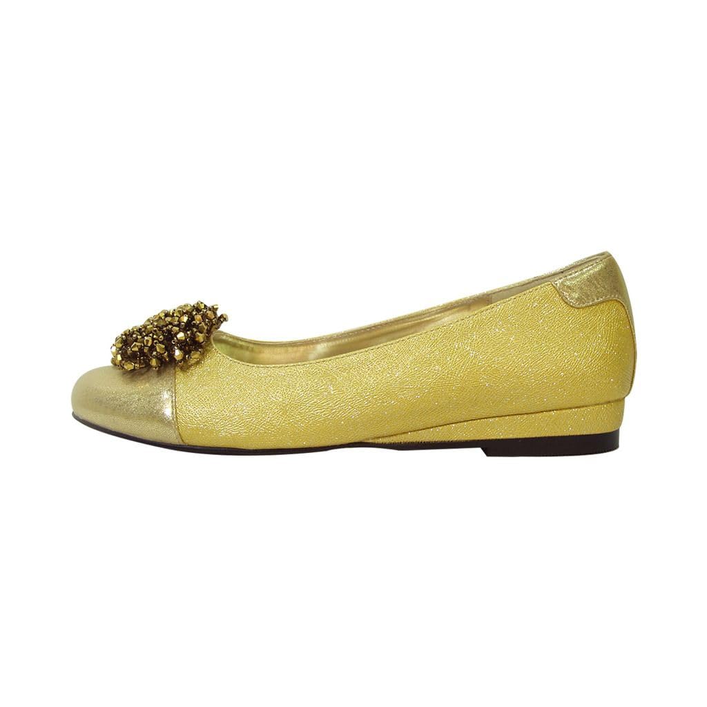Andie Women's Wide Width Slip-On Ballet Flats - Comfortable Dress Shoes for Work, Travel & Everyday Wear