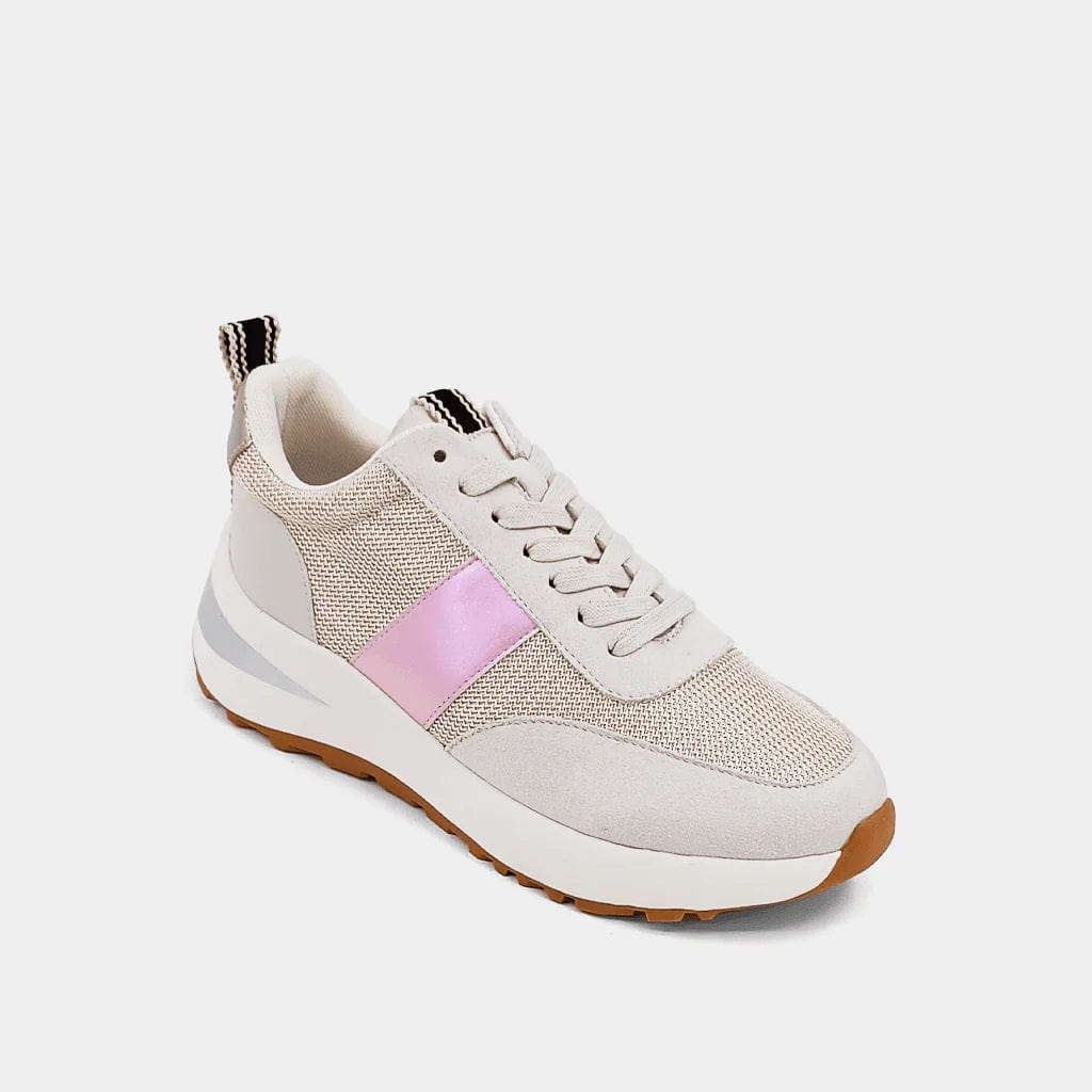 Pink Serafina Sneakers for Women - Comfortable Casual Walking Shoes - Trendy Fashion Sneakers for Running, Gym, and Everyday Wear
