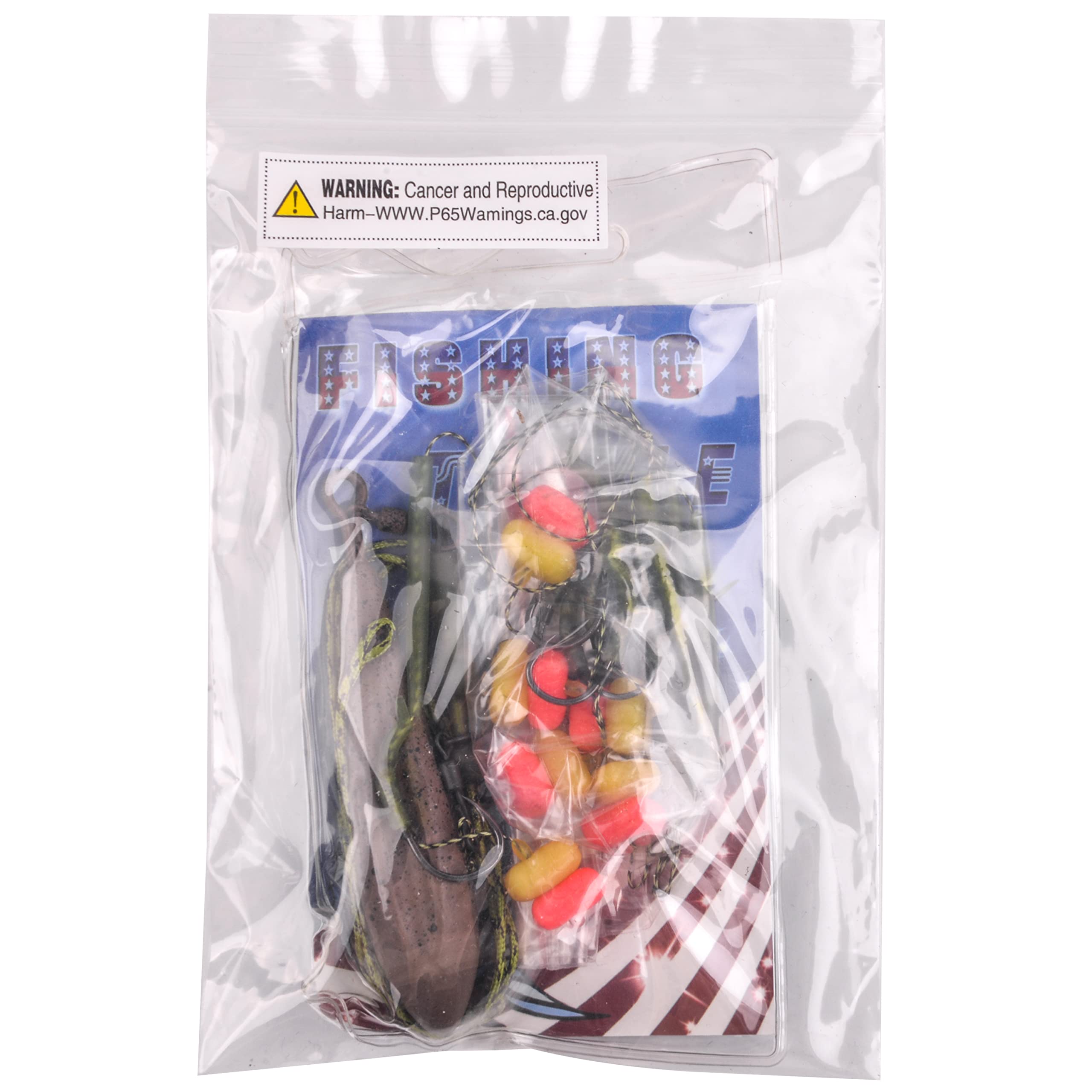 Carp Fishing Rigs Kit with Sinkers & Hooks for Freshwater Angling