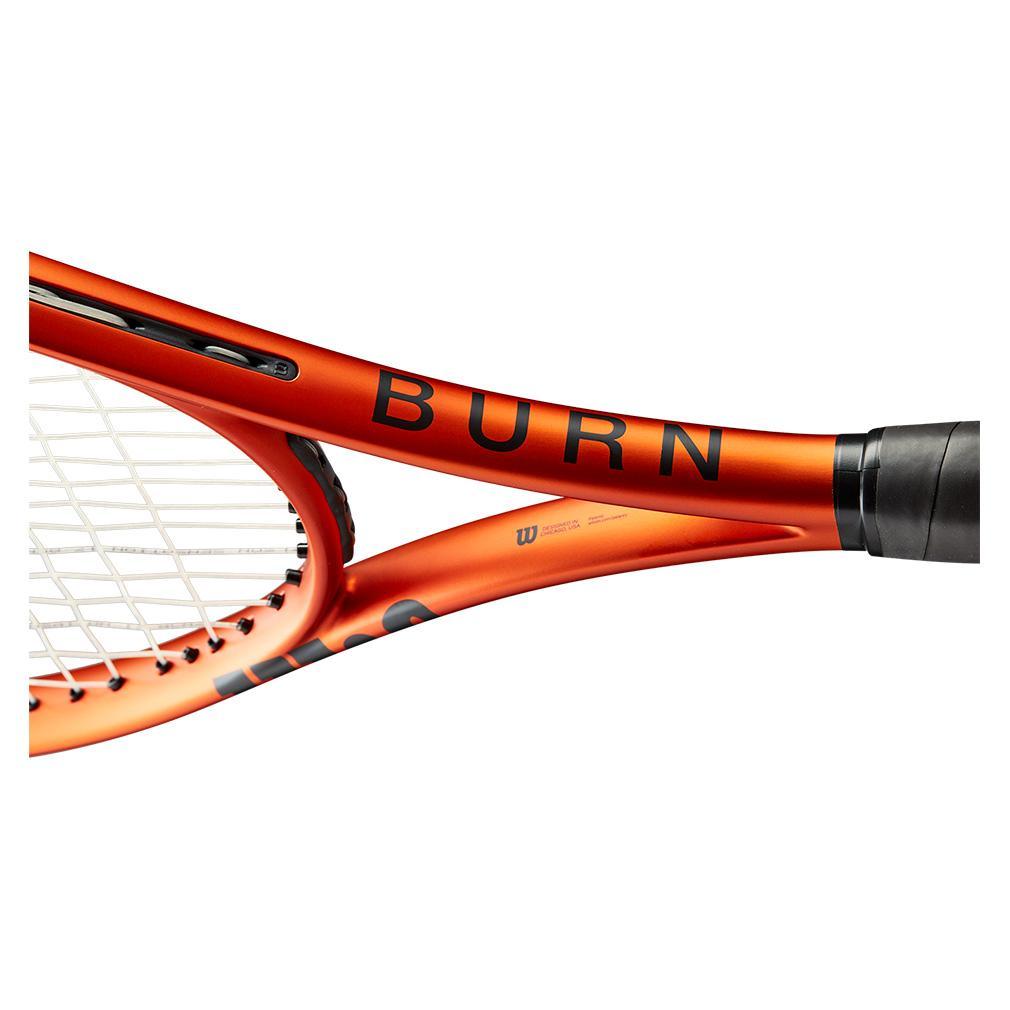 Burn 100 v5.0 Tennis Racket - Professional Carbon Fiber Tennis Racket for Adults & Youth - Perfect for Competitive Play & Training Sessions