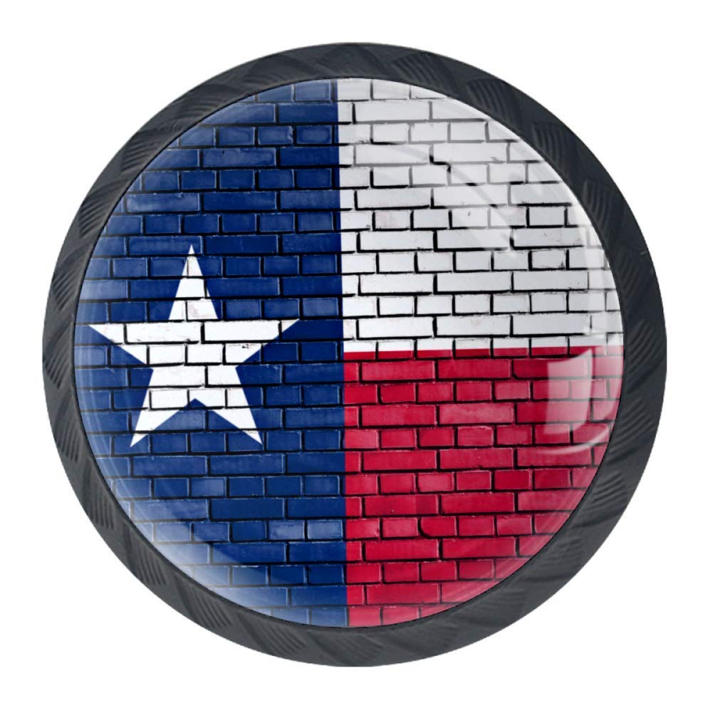 Texas Flag Cabinet Knobs - 1.37