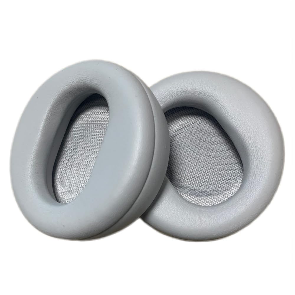 Replacement Earpads for Microsoft Surface Headphones 1 & 2 - Protein Leather Ear Cushions, Noise Cancelling Headset Accessories (Grey) - Perfect for Office, Travel & Gaming Comfort