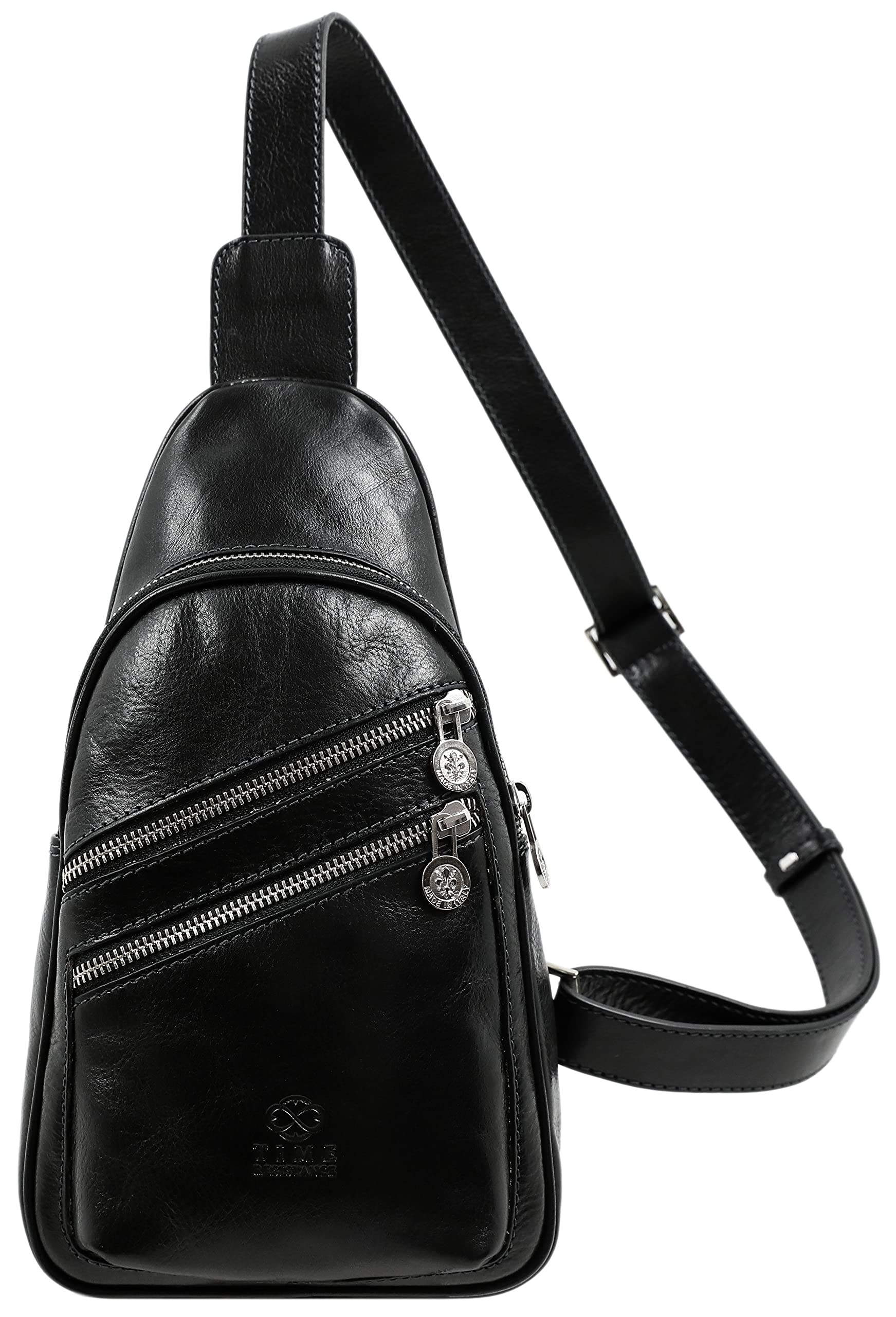 Premium Time-Resistant Leather Crossbody Bag for Men & Women - Handmade Brown Sling Messenger Shoulder Bag - Perfect for Travel, Work & Daily Use