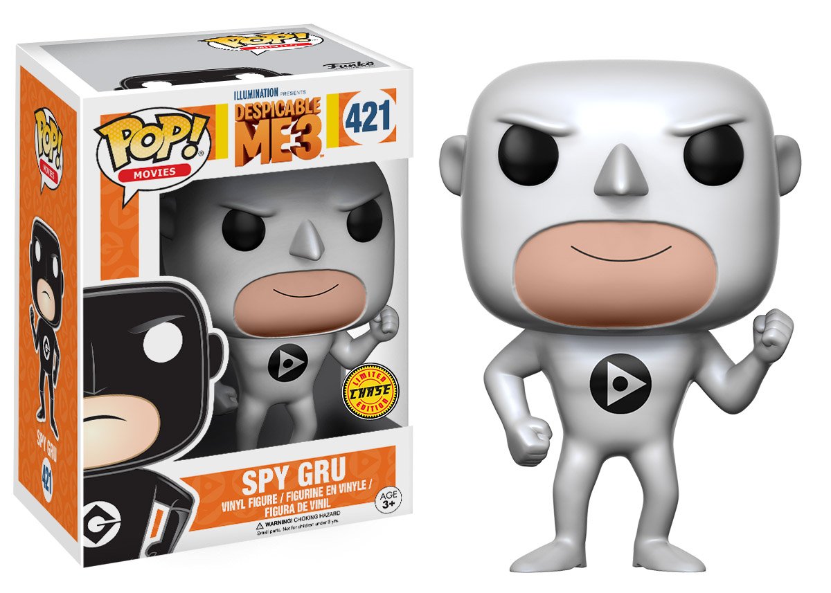 Funko POP Movies Despicable Me 3 Spy Gru Collectible Vinyl Figure - Minion Master Disguise Action Toy for Fans & Collectors - Perfect for Display, Gifts, and Movie-Themed Decor