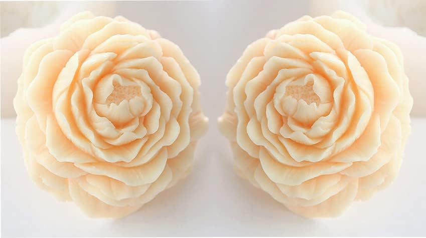 Organic Peony Flower Soap with Natural Extracts - Handmade, Paraben & Sulfate Free (Pack of 2) | Gentle Cleansing for Sensitive Skin, Perfect Gift for Mother's Day & Self-Care Routine