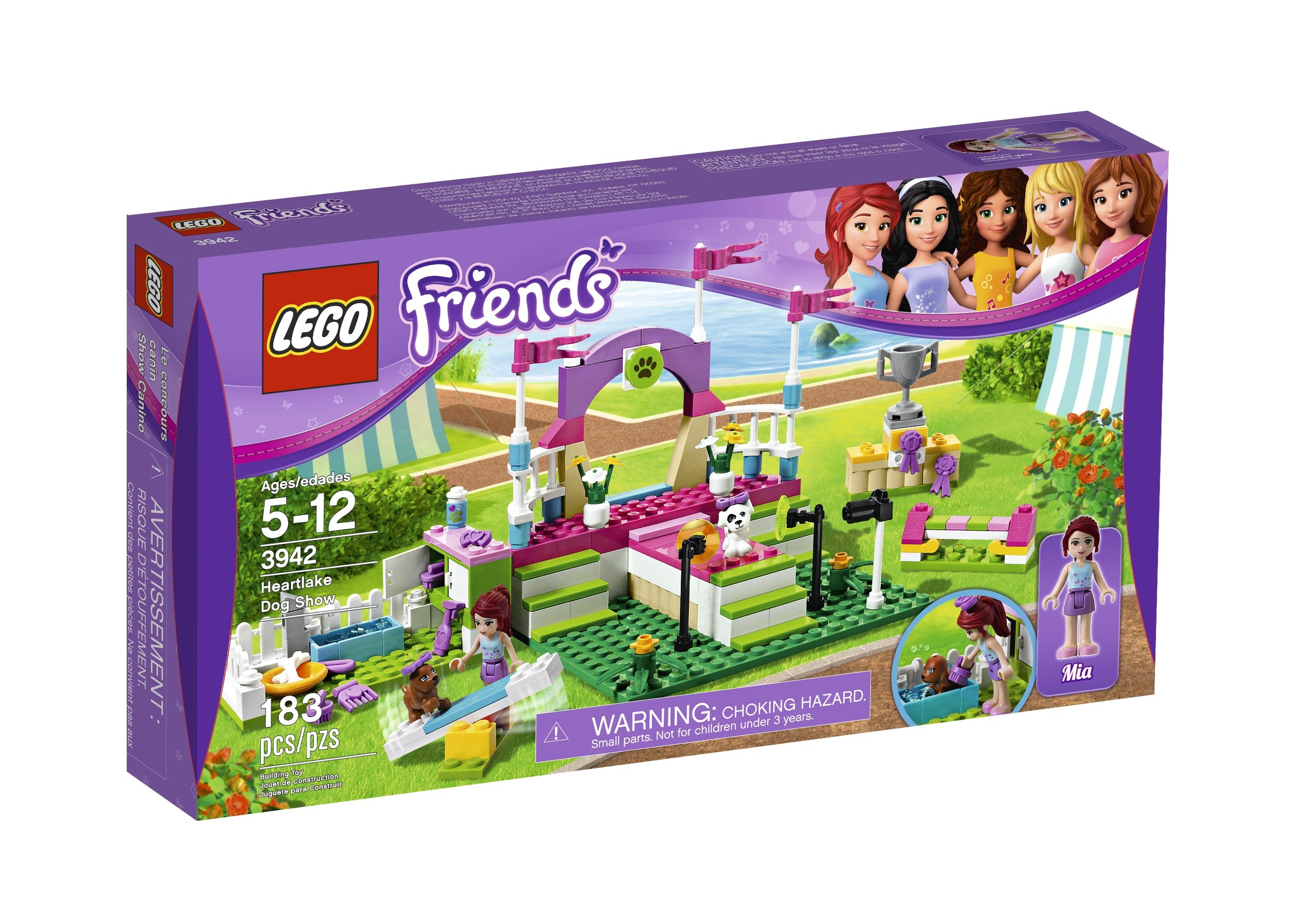 LEGO Friends Heartlake Dog Show Building Toy Set 3942 - Creative Play for Kids, Perfect for Dog Lovers & Collectors | Great Gift for Birthday & Holidays