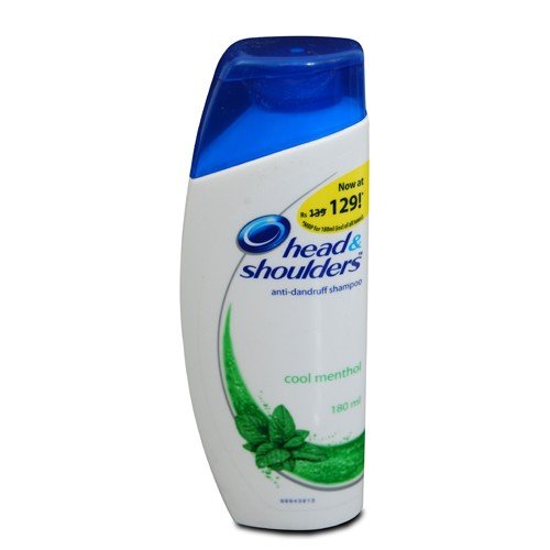 Head & Shoulders Cool Menthol Shampoo for Men & Women - 6 fl oz (170ml) - Refreshing Scalp Care with Mint - Ideal for Daily Use, Gym & Post-Workout Hair Wash