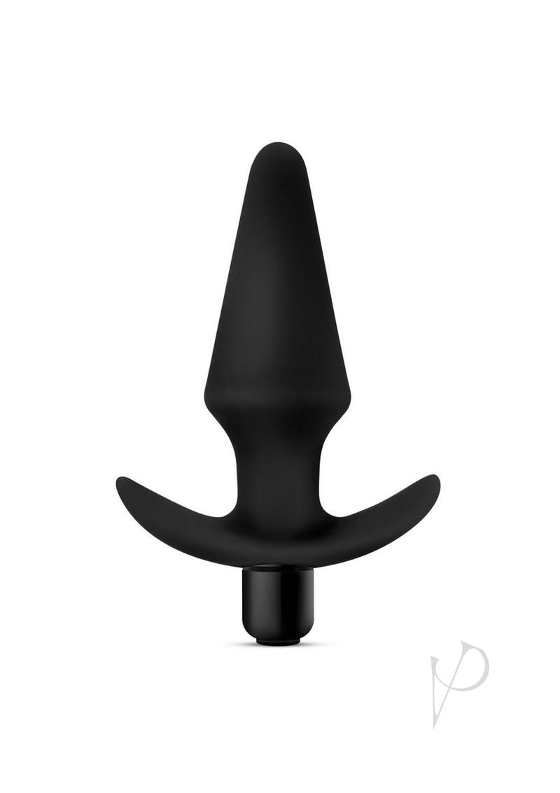 Anal Adventures Platinum Silicone Vibrating Butt Plug - Black | Remote Control Prostate Massager for Men & Women | Perfect for Couples Play & Solo Pleasure
