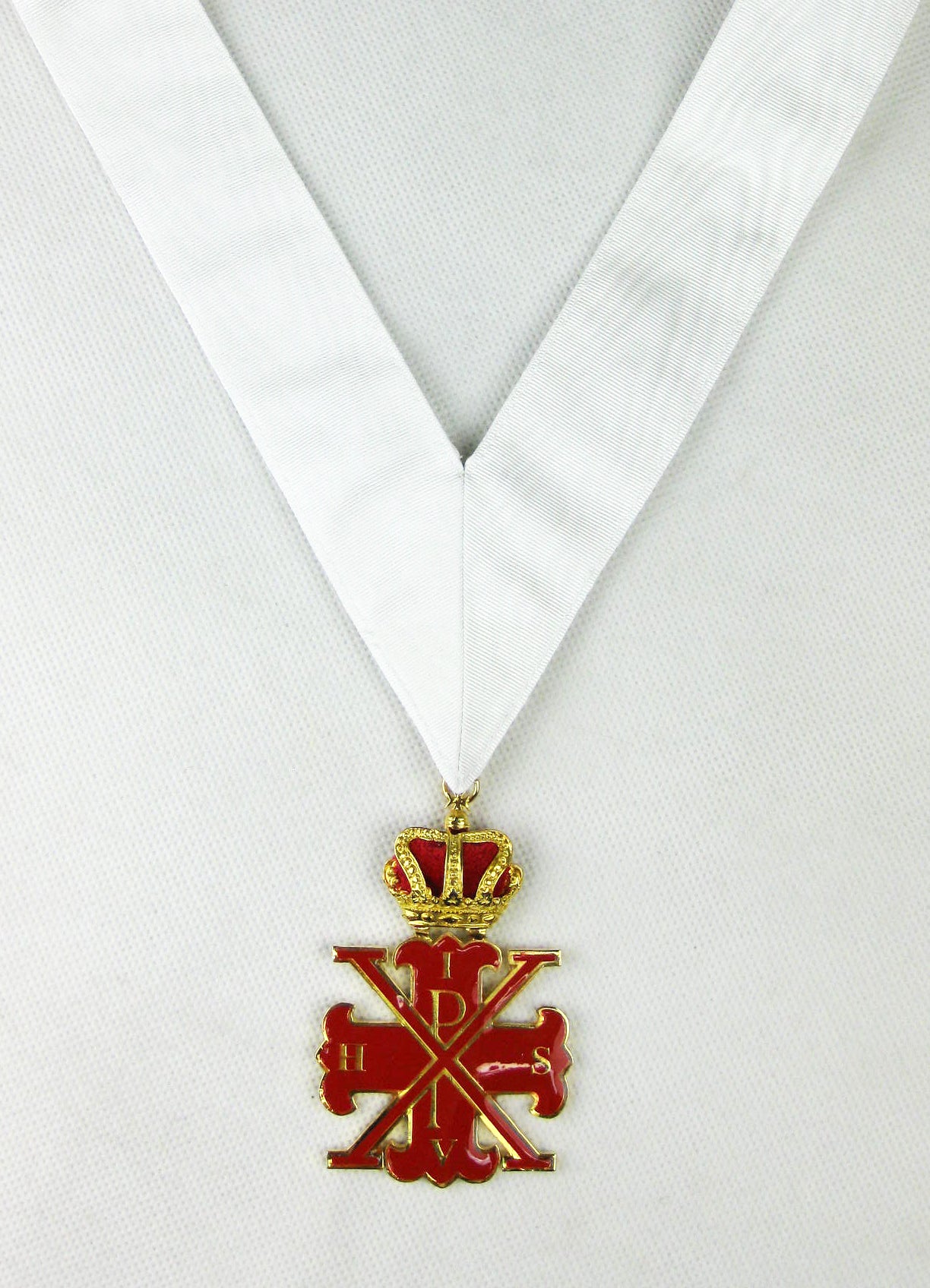 Red Cross of Constantine MPS Collarette and Jewel Set - Masonic Regalia for Knights Templar Ceremonies & Events