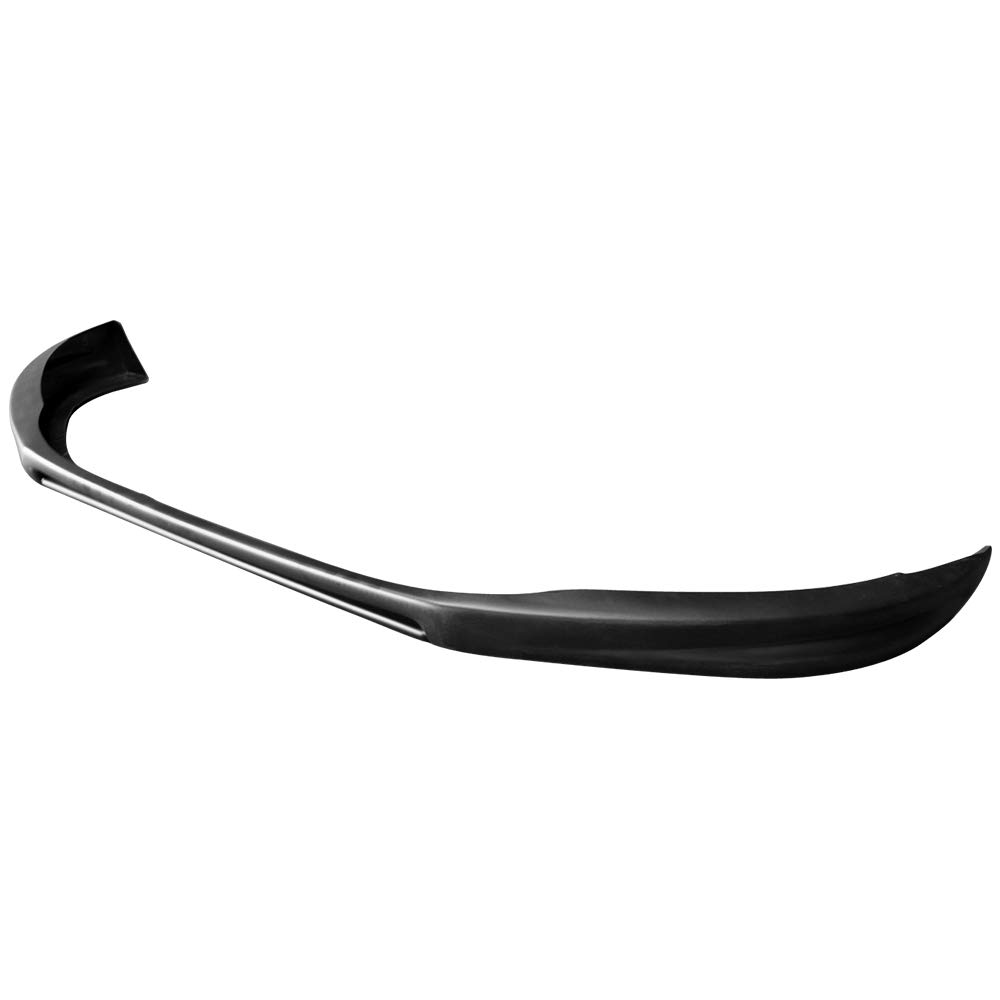 IKON MOTORSPORTS Black Front Bumper Lip Spoiler Splitter for 2009-2012 Volkswagen CC - Euro Style PP Material - Enhances Aerodynamics & Sporty Look - Perfect for Car Enthusiasts & Street Racing