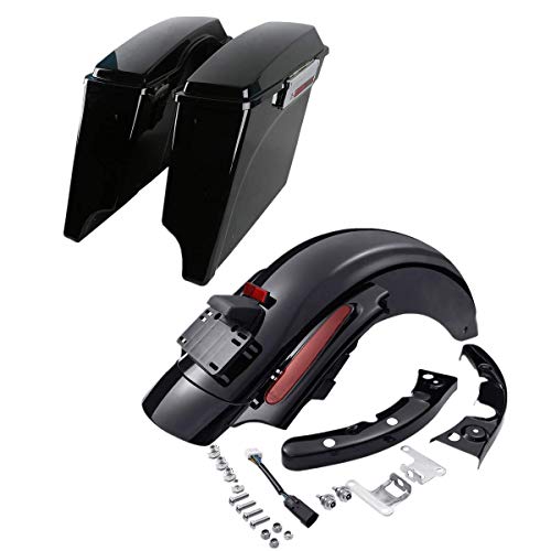 Saddlebags + Red Fender Lens