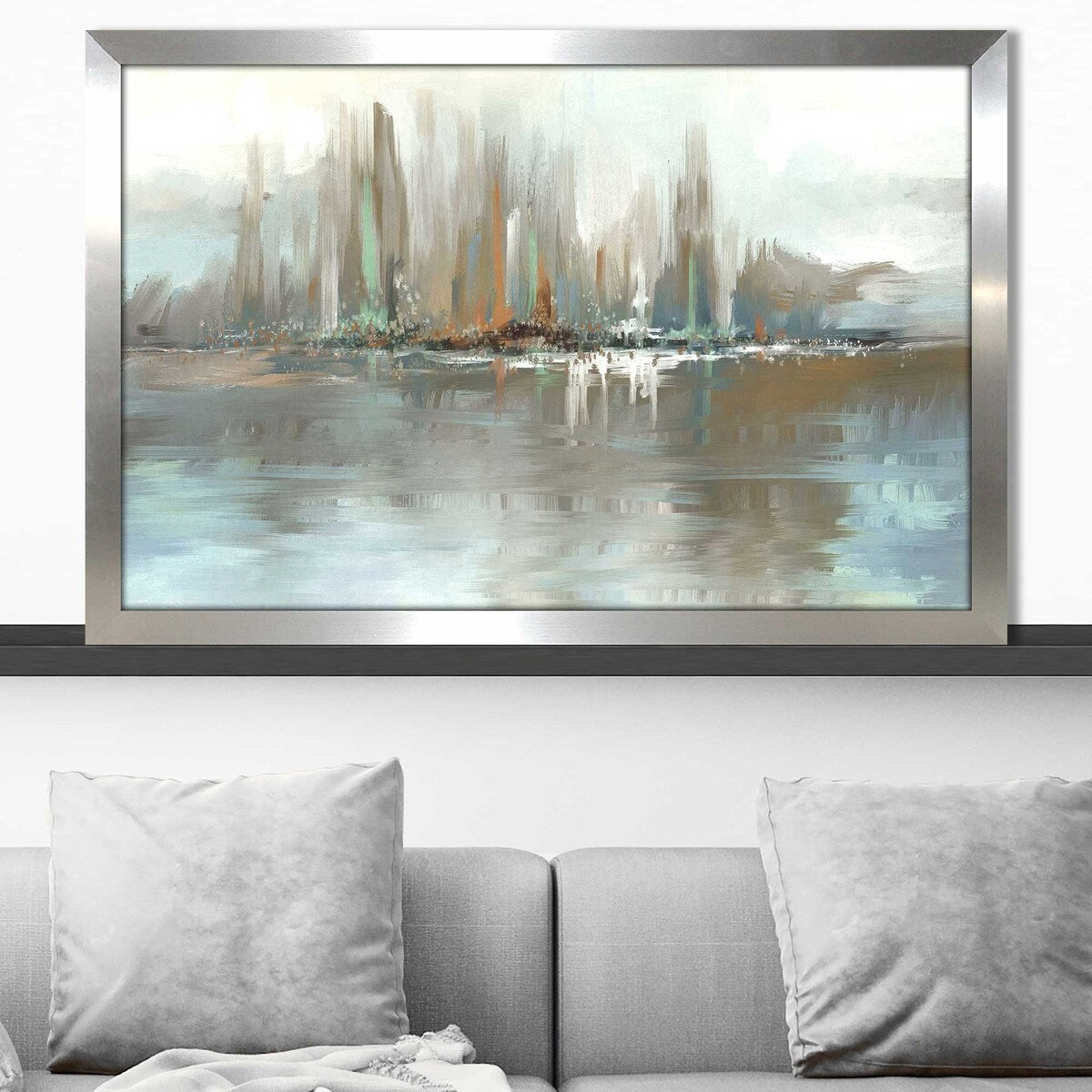 Big City Lights by Conrad Knutsen - Premium Acrylic Wall Art Print - Modern Home & Office Decor - Perfect for Living Room, Bedroom or Workspace