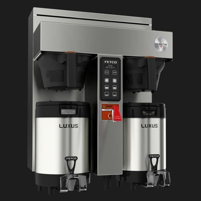 Fetco CBS 1132 V+ Twin Station Commercial Coffee Brewer - 2x3.0 kW/200-240V (Model E113251) for Restaurants, Cafes & Offices