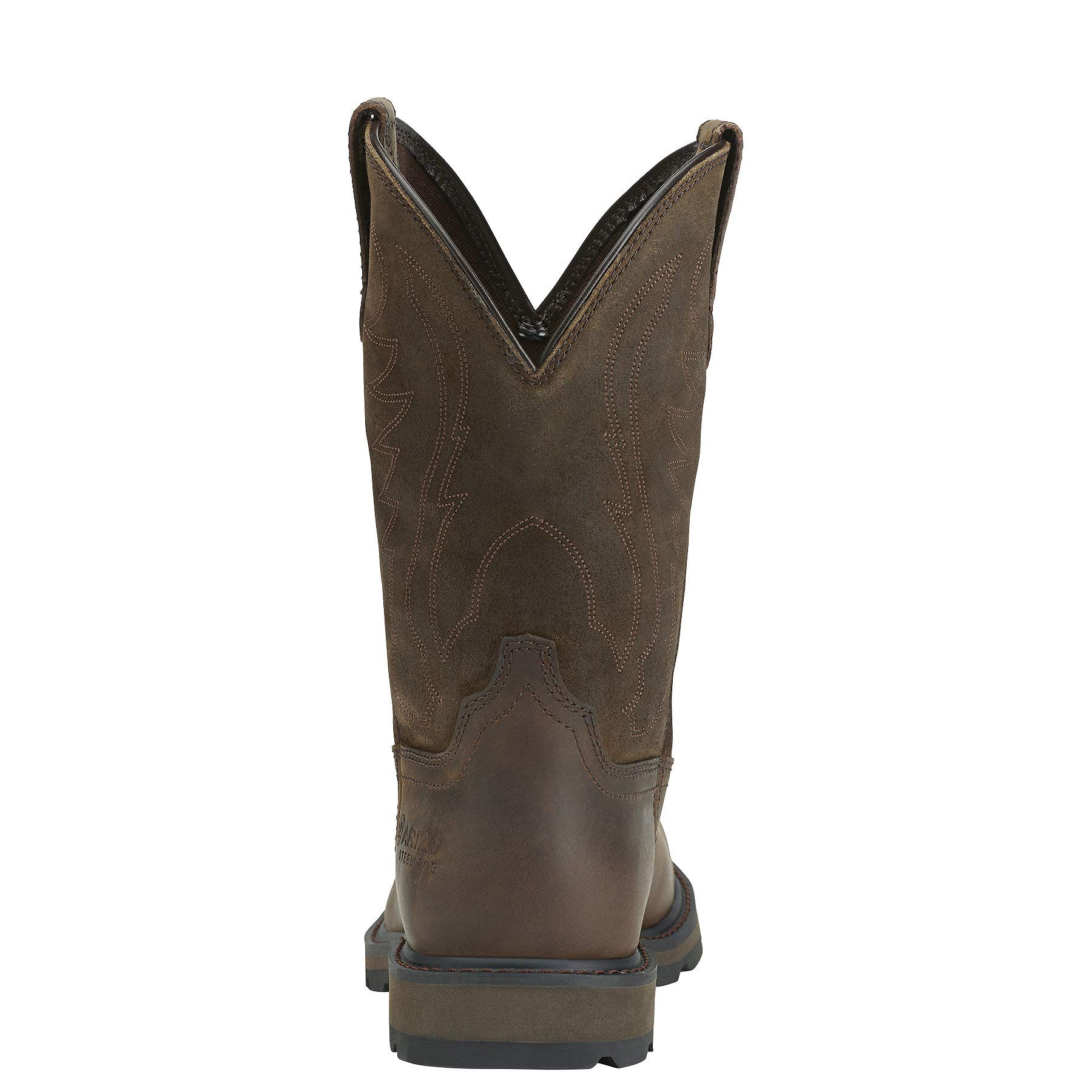 ARIAT Men's Groundbreaker Steel Toe Work Boots - Waterproof & Comfortable Safety Shoes for Construction, Warehouse & Outdoor Work