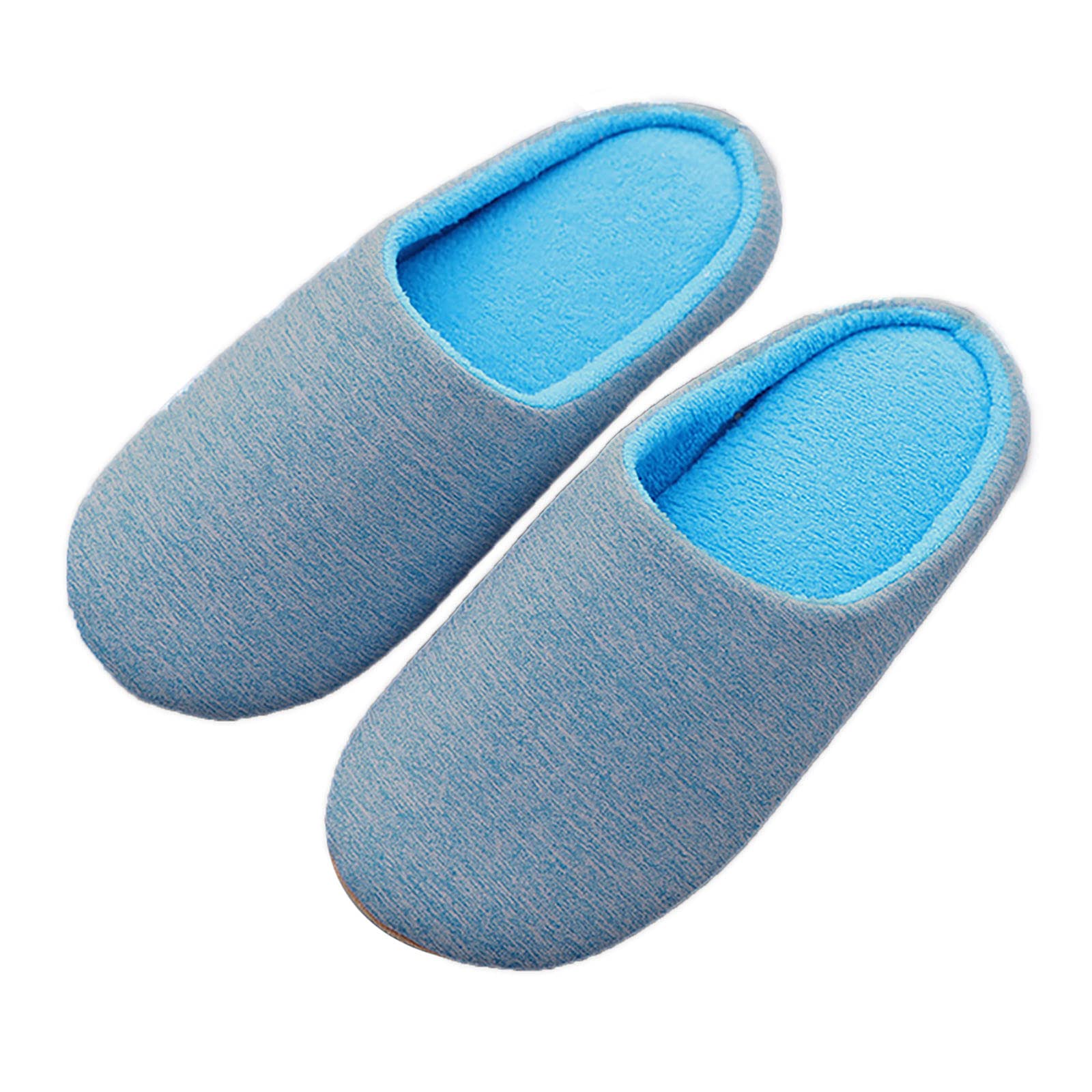 Women's Cozy Cotton Slip-On Slippers - Soft Fuzzy House Shoes for Indoor Comfort - Perfect Gift for Her - Ideal for Lounging, Relaxing at Home & Spa Days
