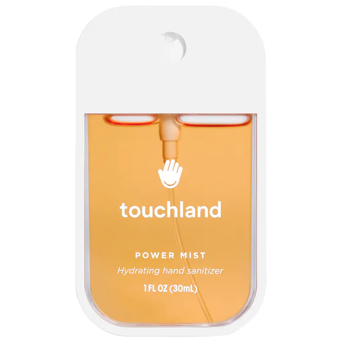 Power Mist Hand Sanitizer & Moisturizer by Touchland | Alcohol-Based Hydrating Hand Spray for On-the-Go Use | Travel, Office, Gym & Daily Hygiene Essential