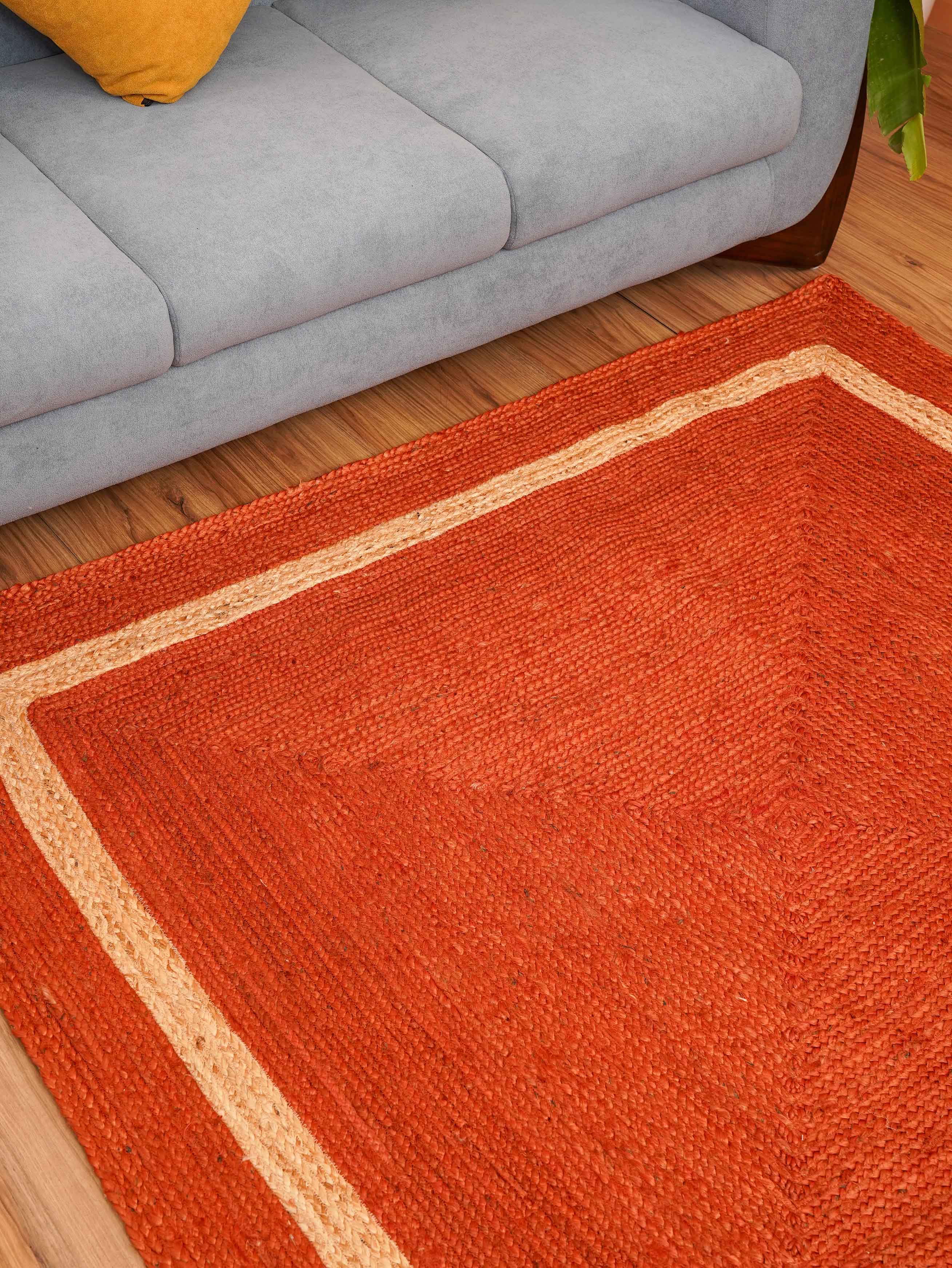 Handwoven Recife Jute Braided Rug - Natural Fiber Floor Mat for Living Room, Bedroom & Boho Decor | Eco-Friendly Home Accent