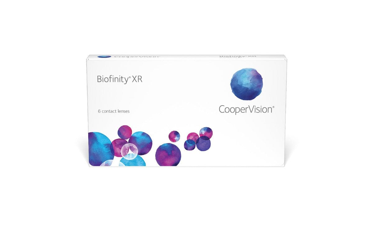 Biofinity XR Monthly Contact Lenses (6 Lenses) - 30 Day Supply for Dry Eyes & Extended Wear - Perfect for Active Lifestyles & Travel
