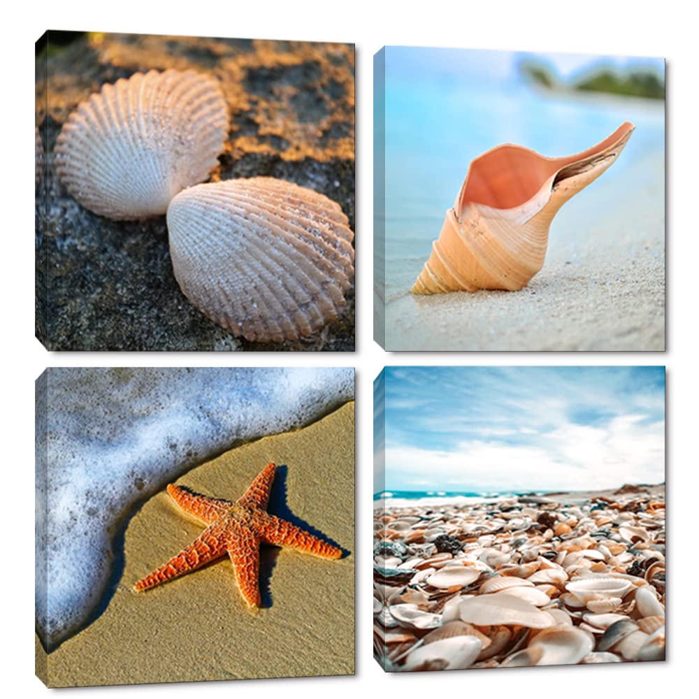 4 Piece Beach Wall Art Set - 24