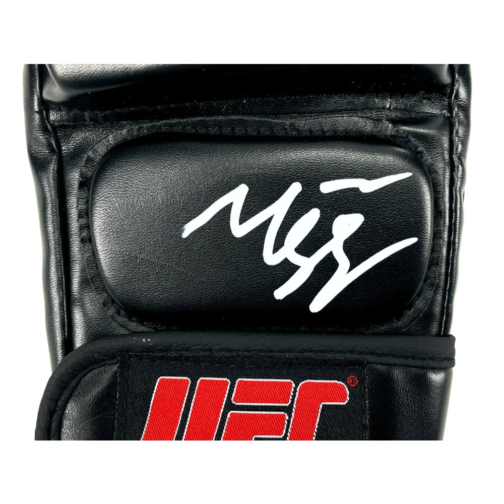 Authentic Khamzat Chimaev Signed UFC Glove with JSA COA - Limited Edition Collectible for UFC Fans & Sports Memorabilia Enthusiasts | Perfect for Display, Gifts, and Investment